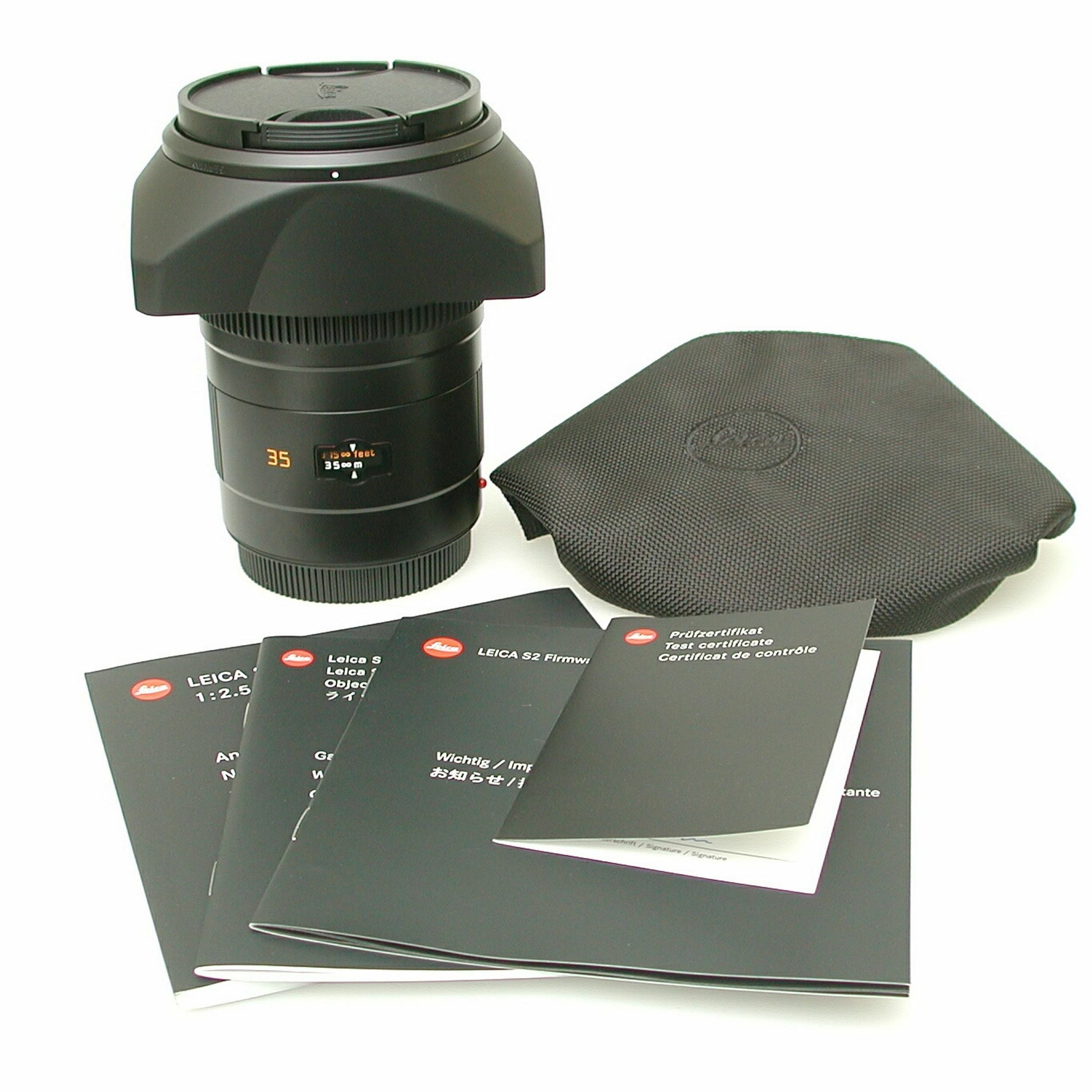 Leica 35mm f2.5 Summarit-S + Box