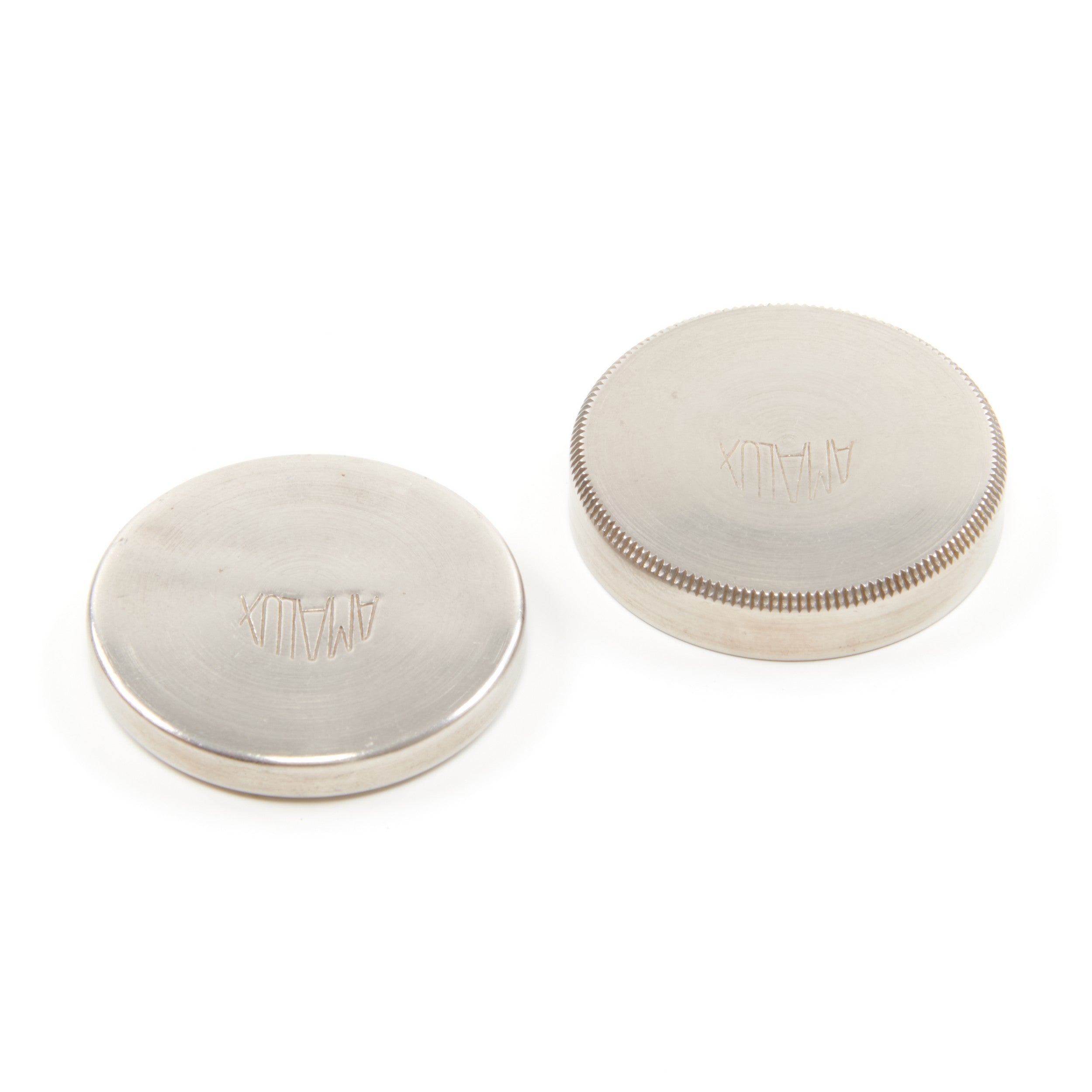 Amalux Lens Caps Nickel