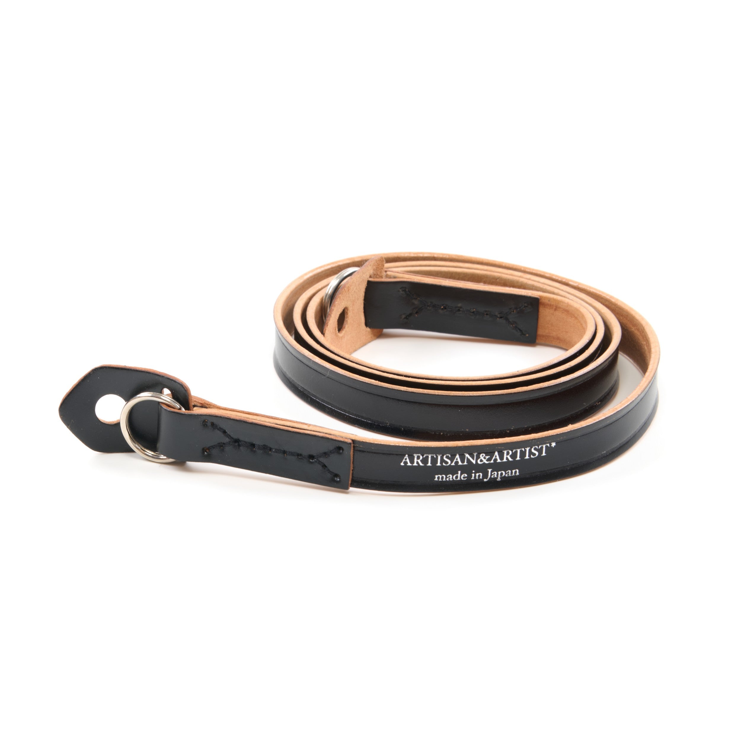 Artisan & Artist Camera Strap Black Leather + Box