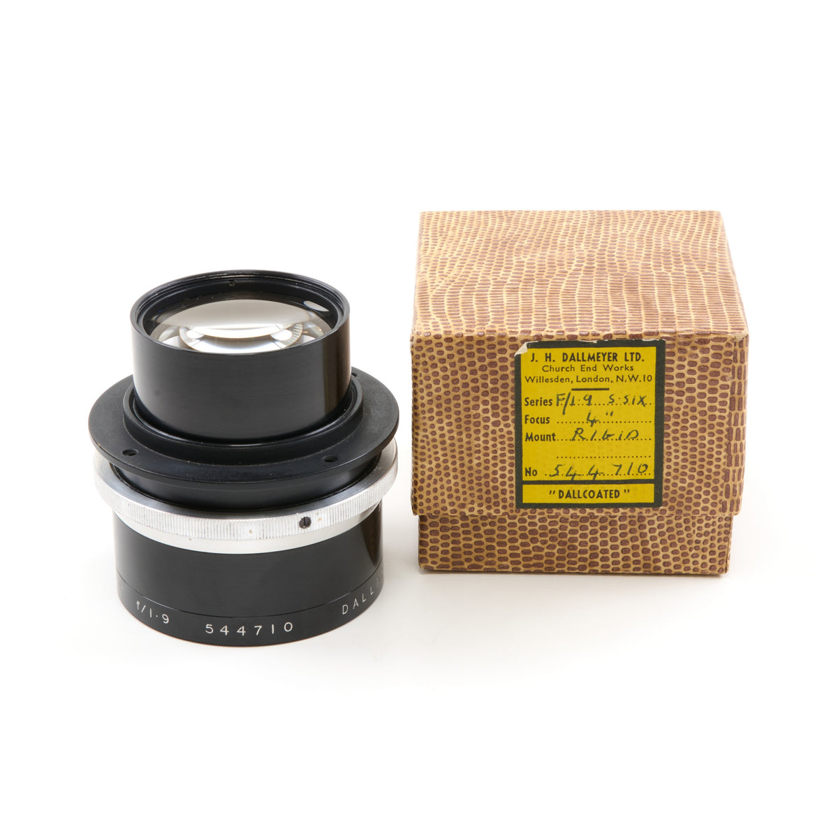 Dallmeyer Super-Six Anastigmat 4 Inch f1.9 + Box
