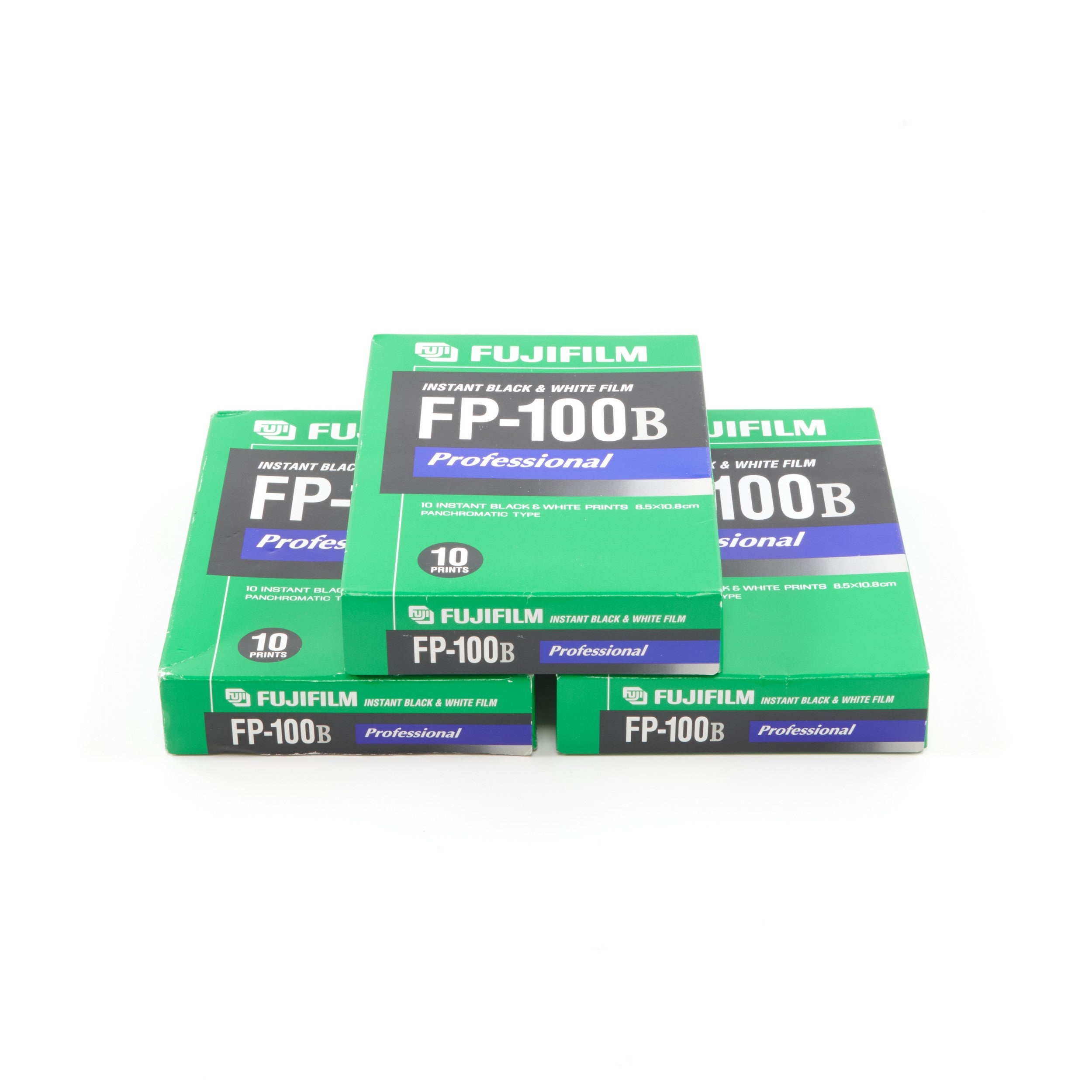 3x Fuji Fujifilm FP-100B Professional Instant Film Exp Date 2008-06 Stored In Refrigerator