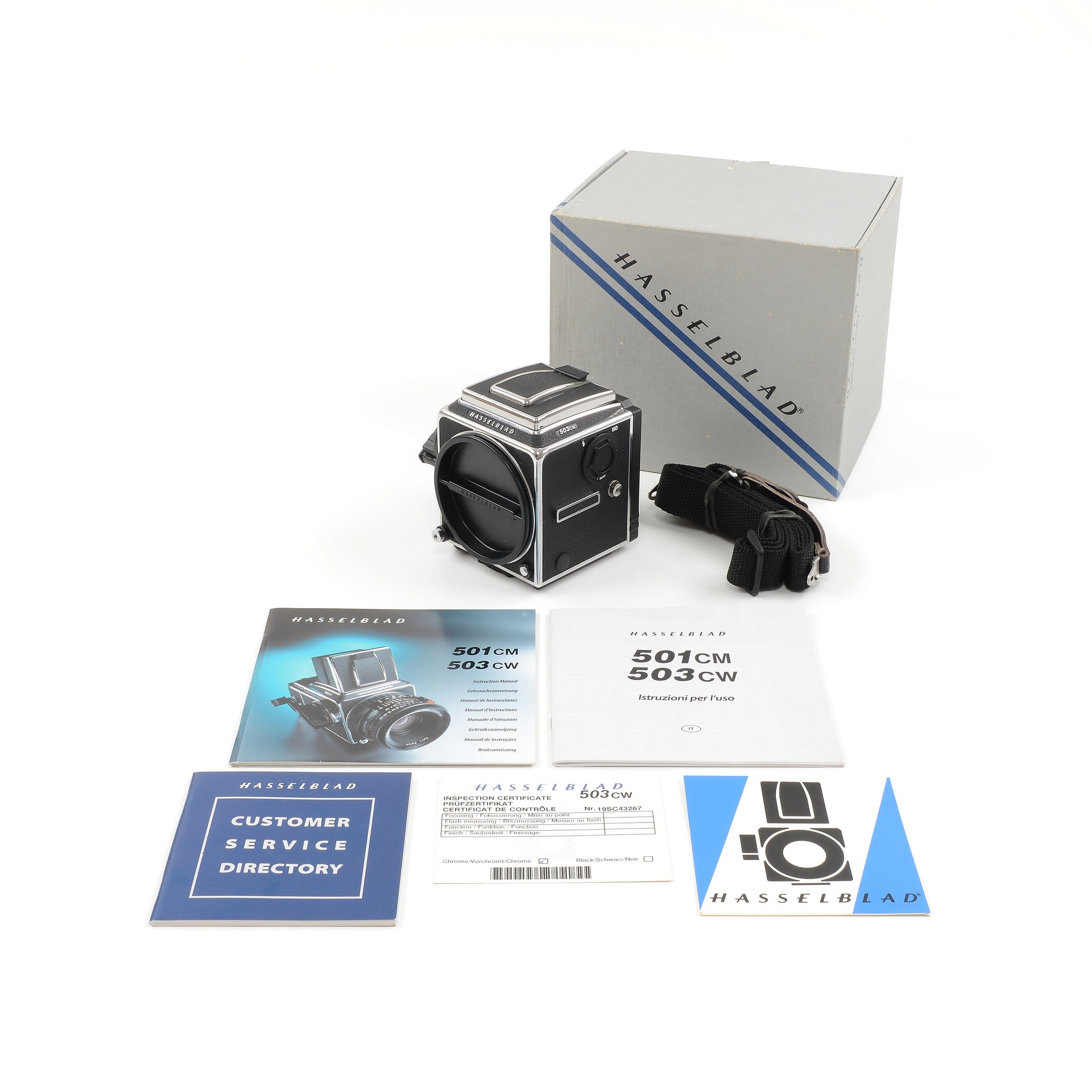 Hasselblad 503CW Silver ISO 3200 + Box