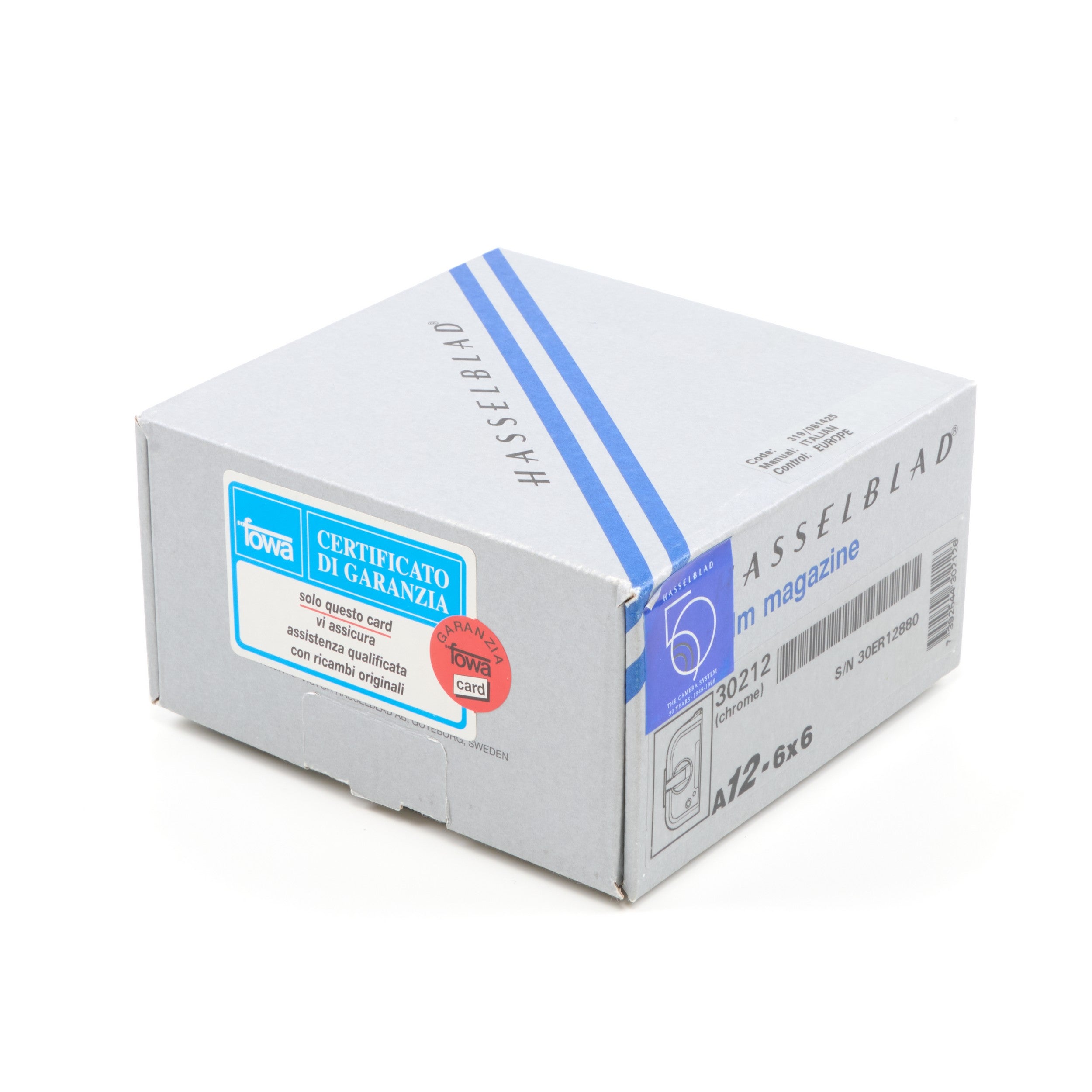 Hasselblad A12 Film Back Chrome NOS + Box