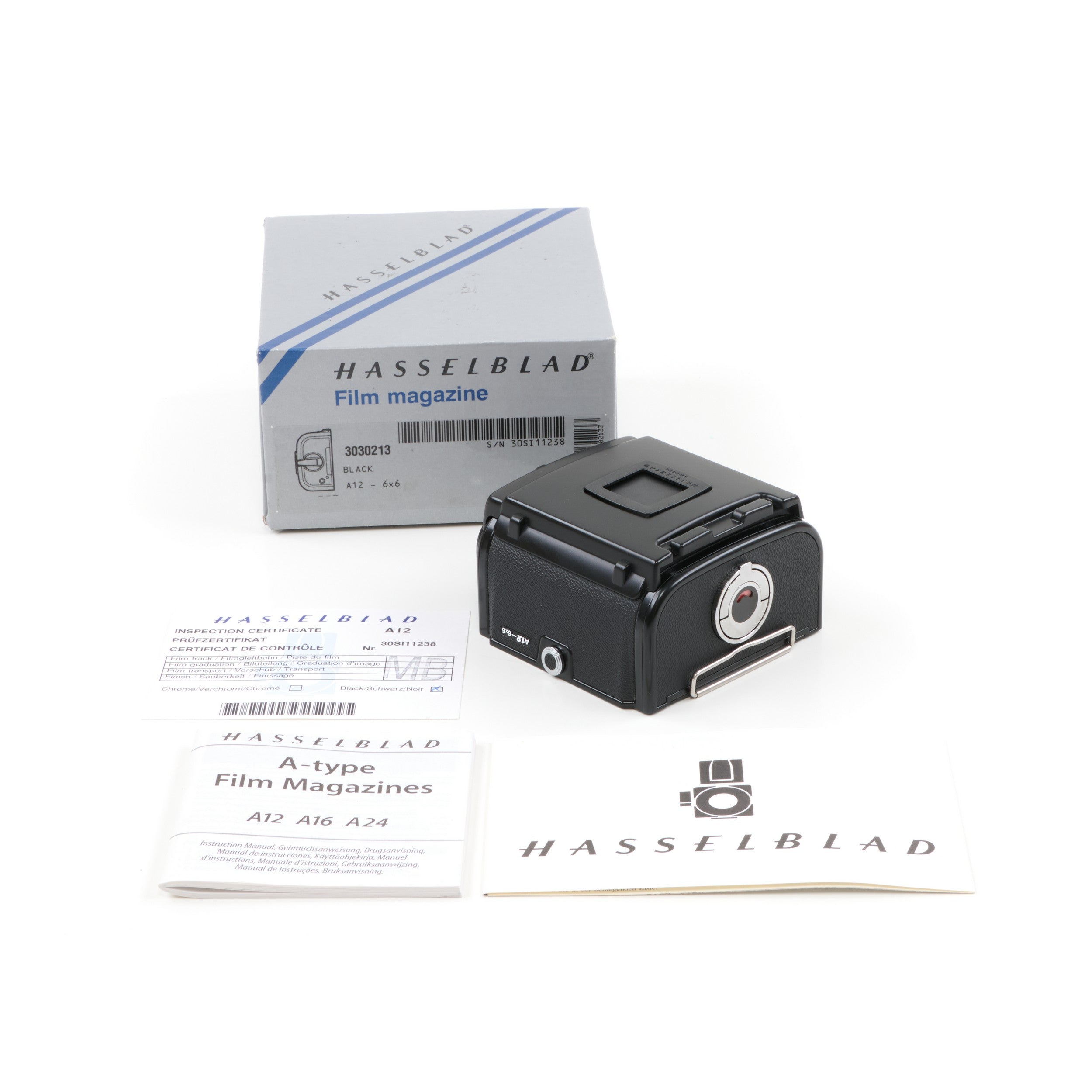 Hasselblad A12 Film Back Black + Box