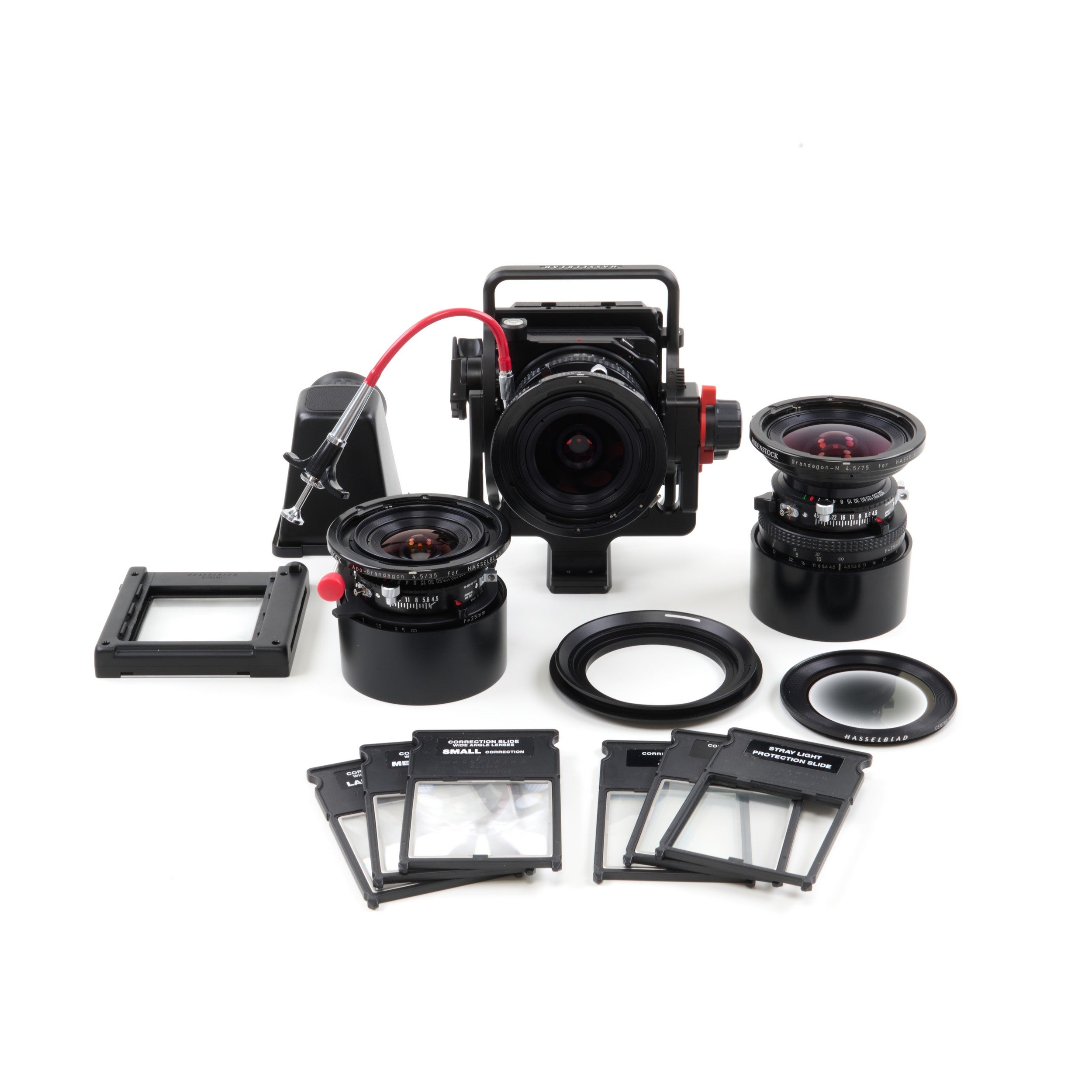 Hasselblad Arcbody Set Complete With 35mm + 45mm + 75mm Lenses