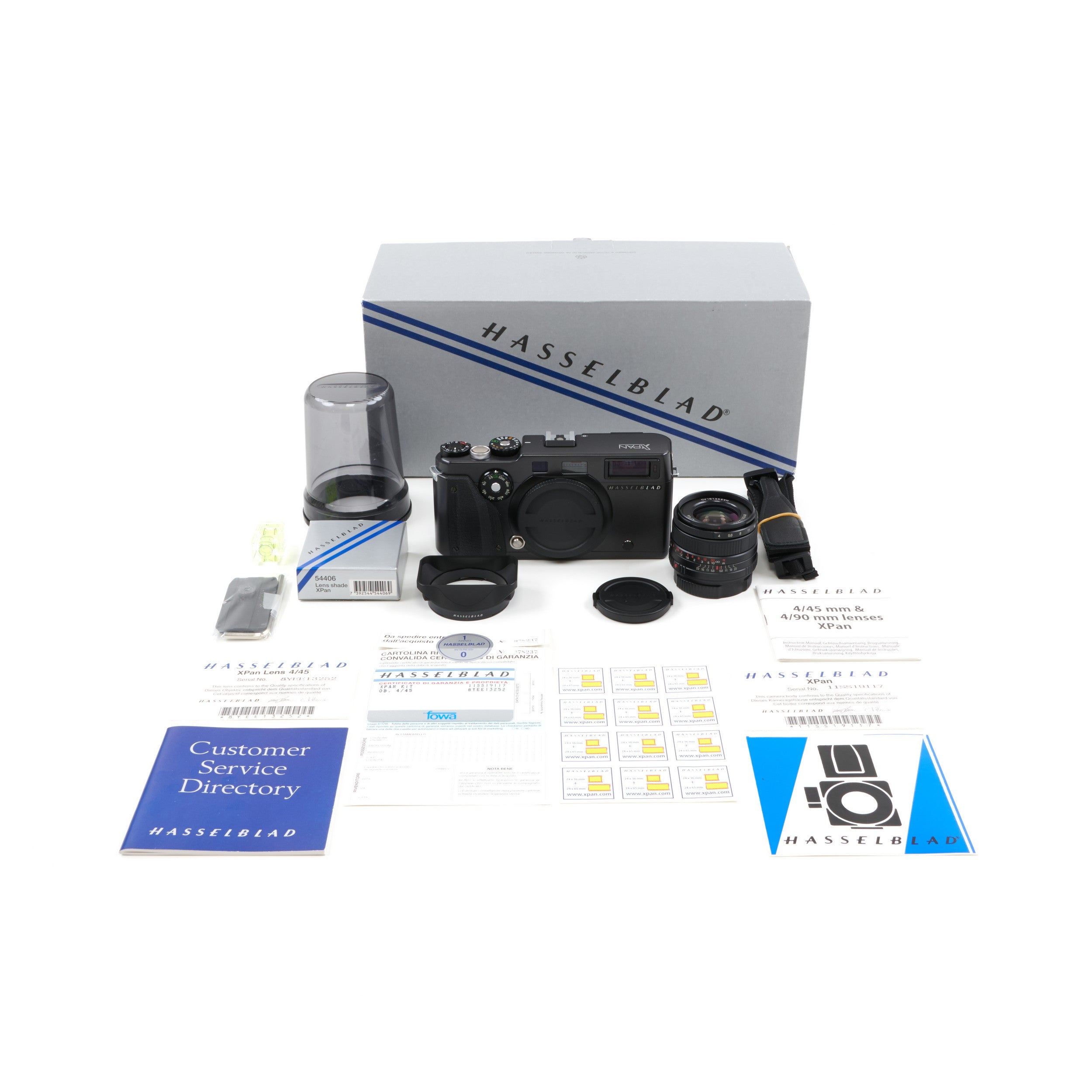 Hasselblad XPAN Panoramic Set + Box