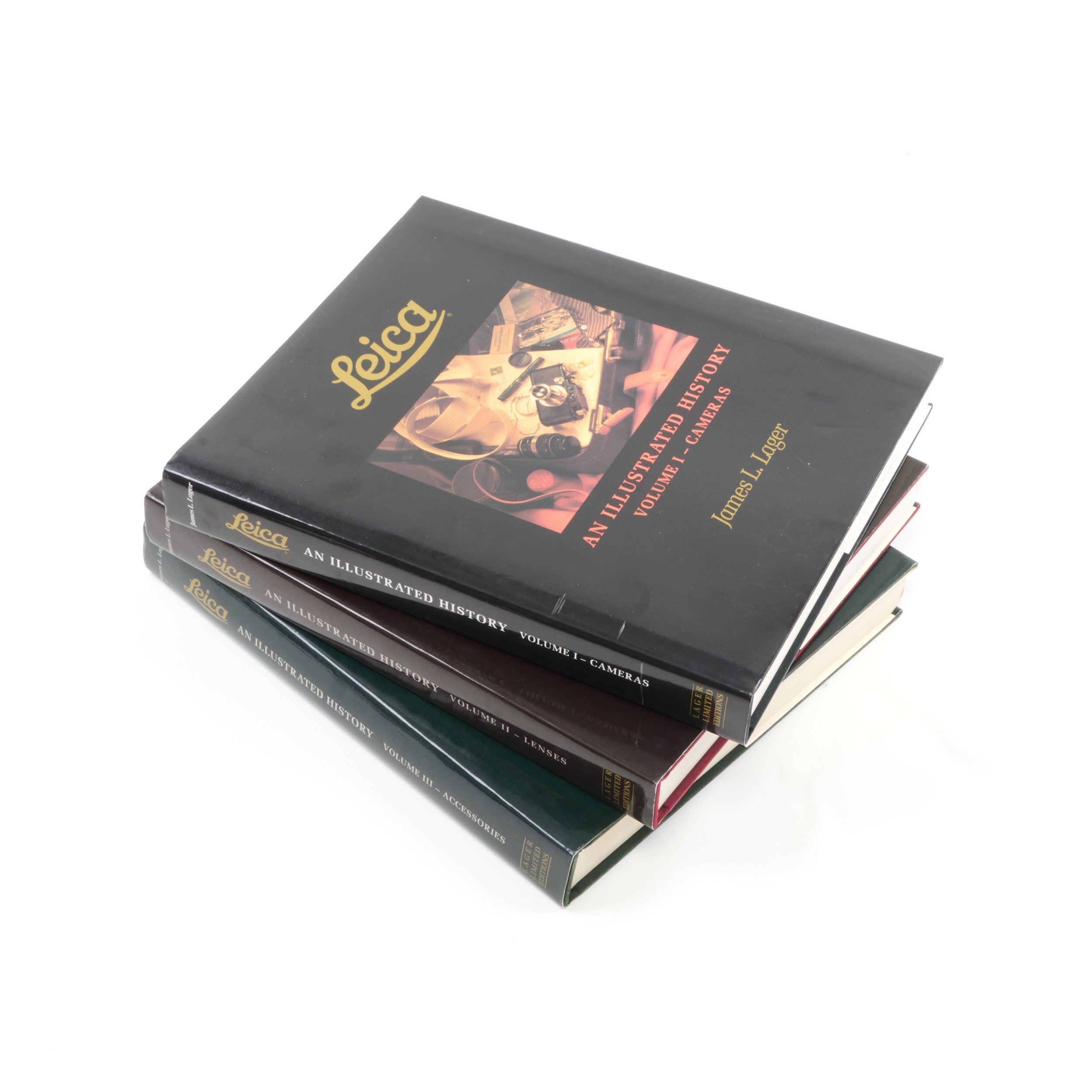 Leica An Illustrated History Set Volume I + II + III By James L. Lager