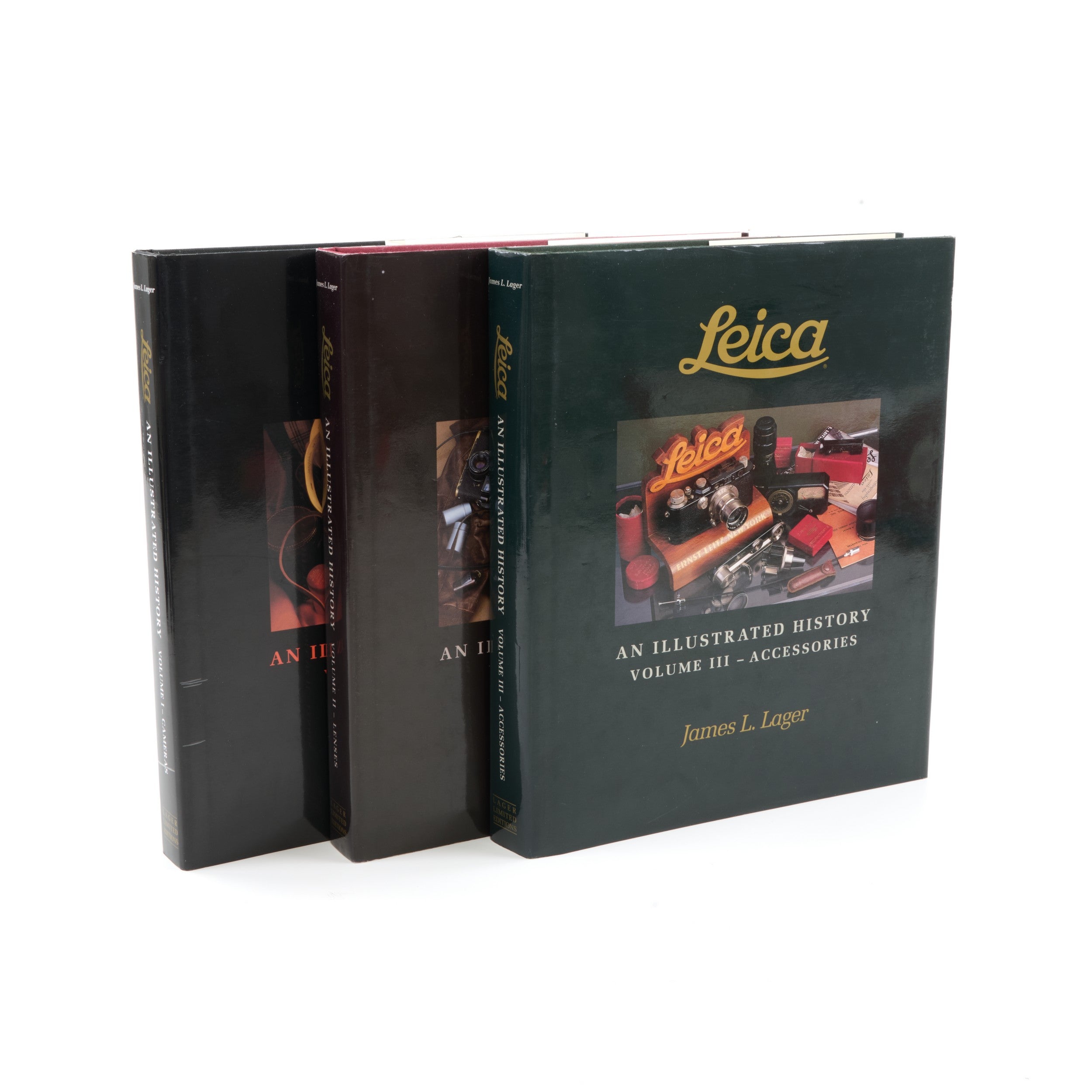 Leica An Illustrated History Set Volume I + II + III By James L. Lager