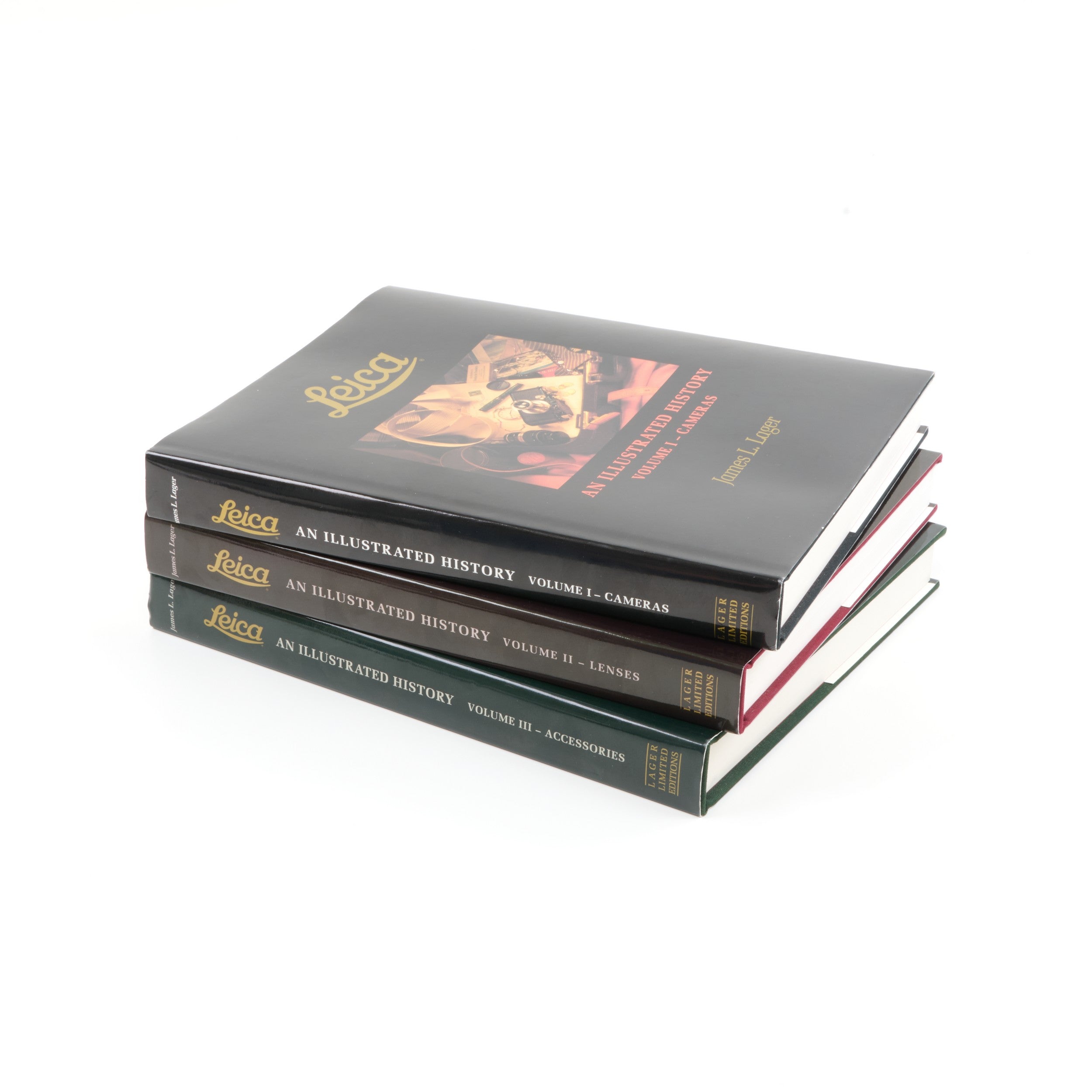 Leica An Illustrated History Set Volume I + II + III By James L. Lager