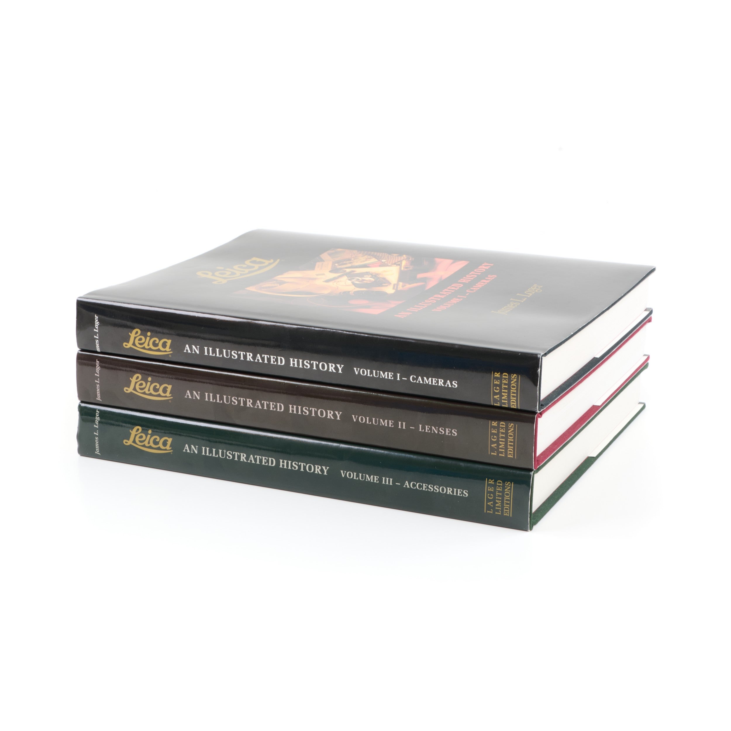 Leica An Illustrated History Set Volume I + II + III By James L. Lager