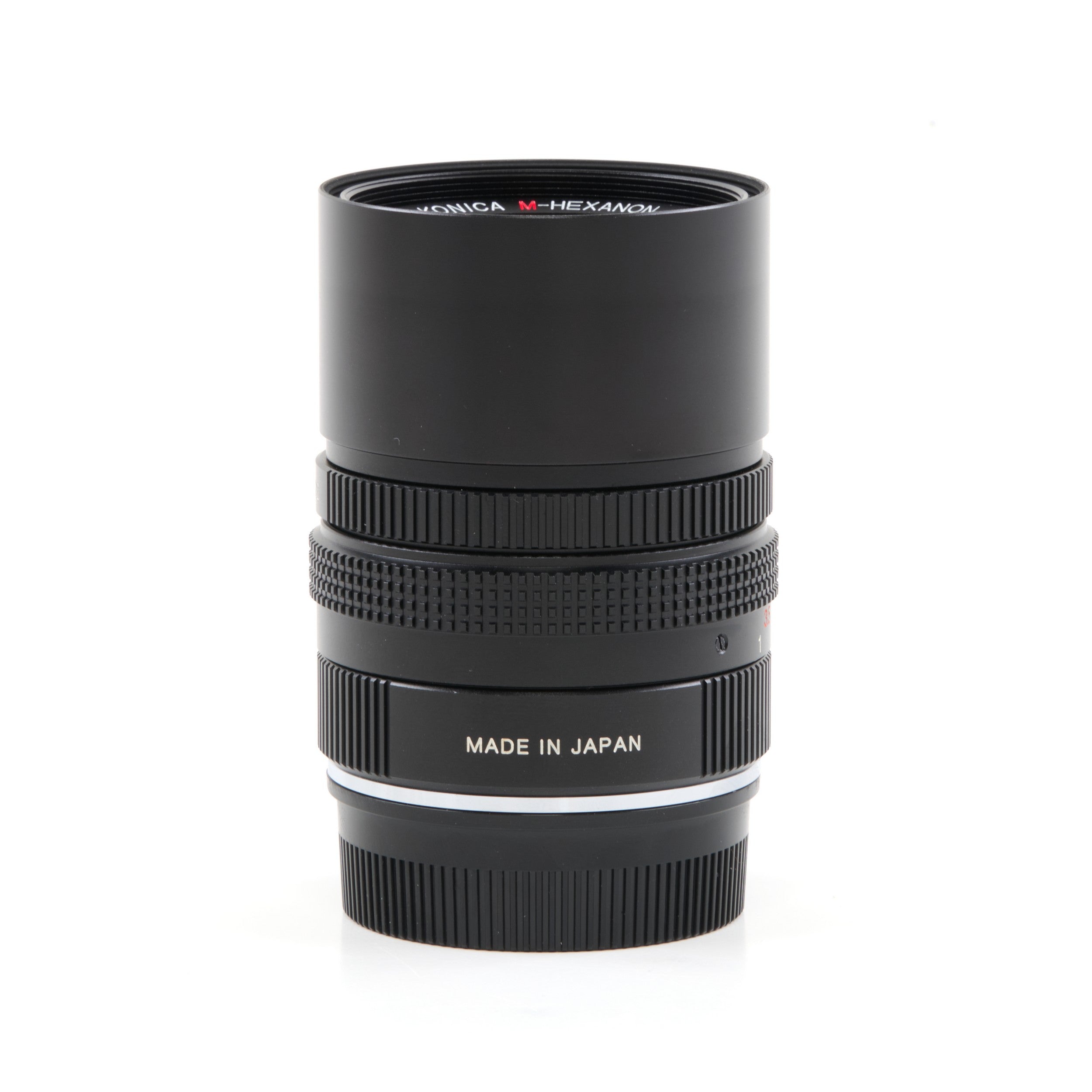 Konica M-Hexanon 90mm f2.8 NOS + Box