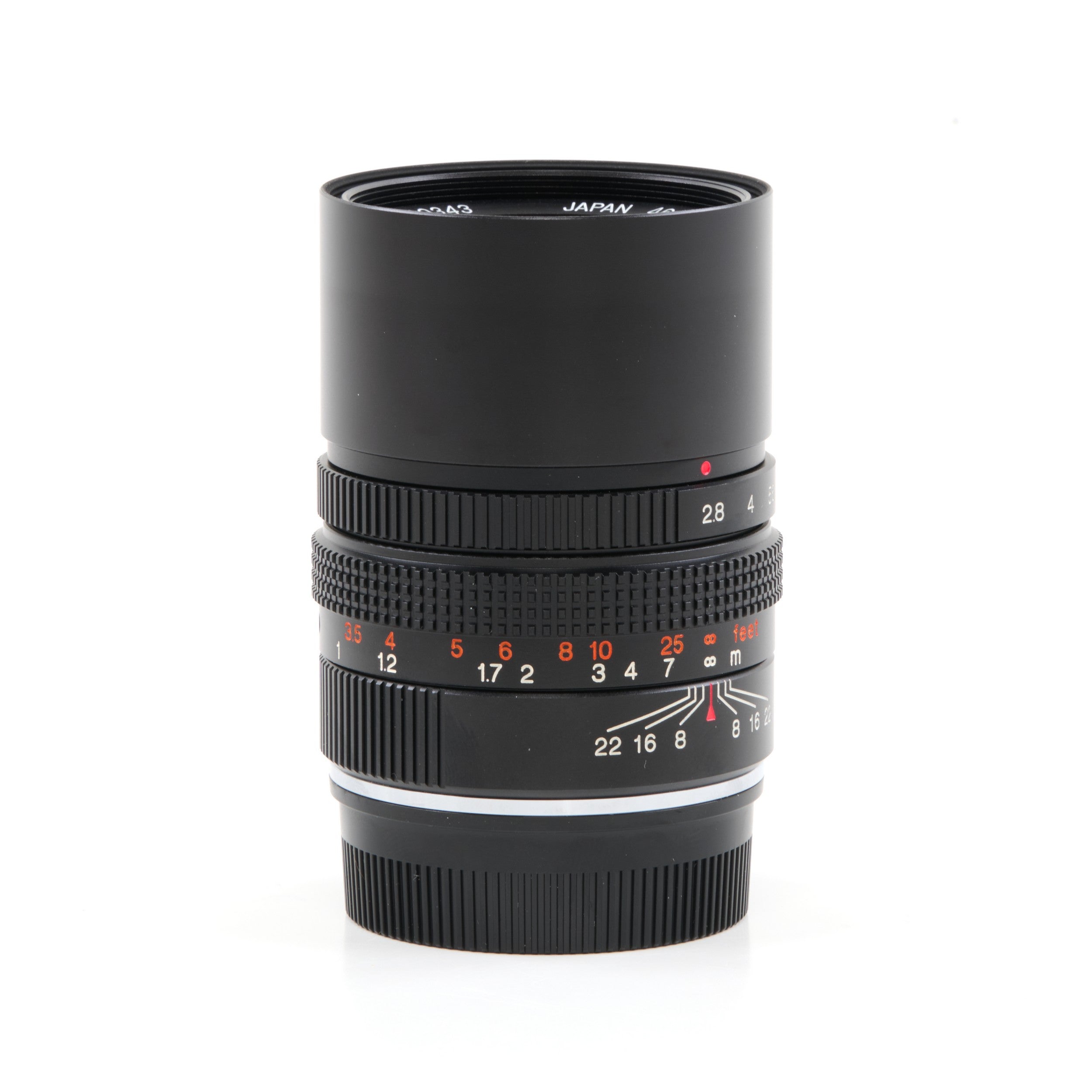 Konica M-Hexanon 90mm f2.8 NOS + Box