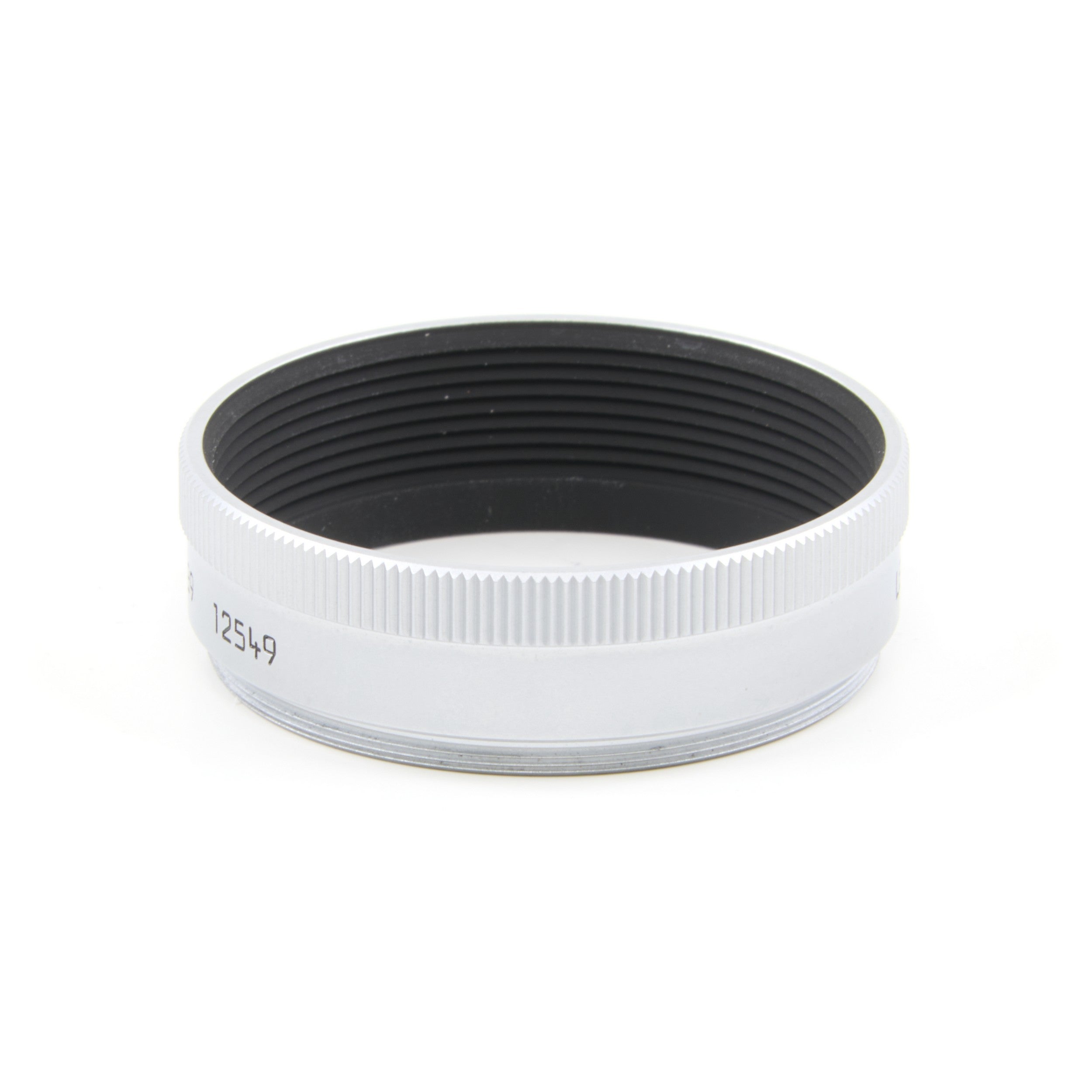 Leica 12549 Lens Hood Silver For Leica 50mm Elmar-M