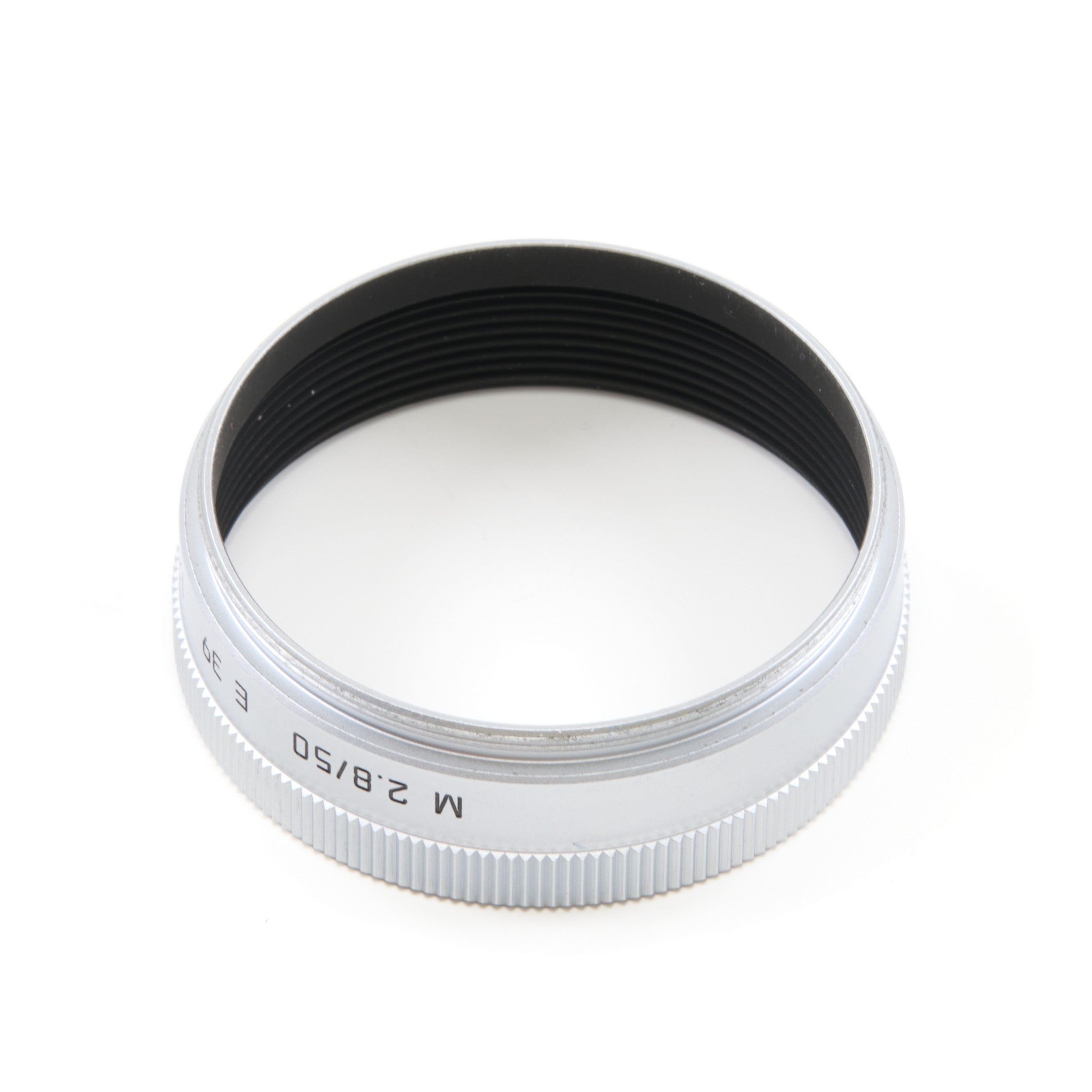 Leica 12549 Lens Hood Silver For Leica 50mm Elmar-M