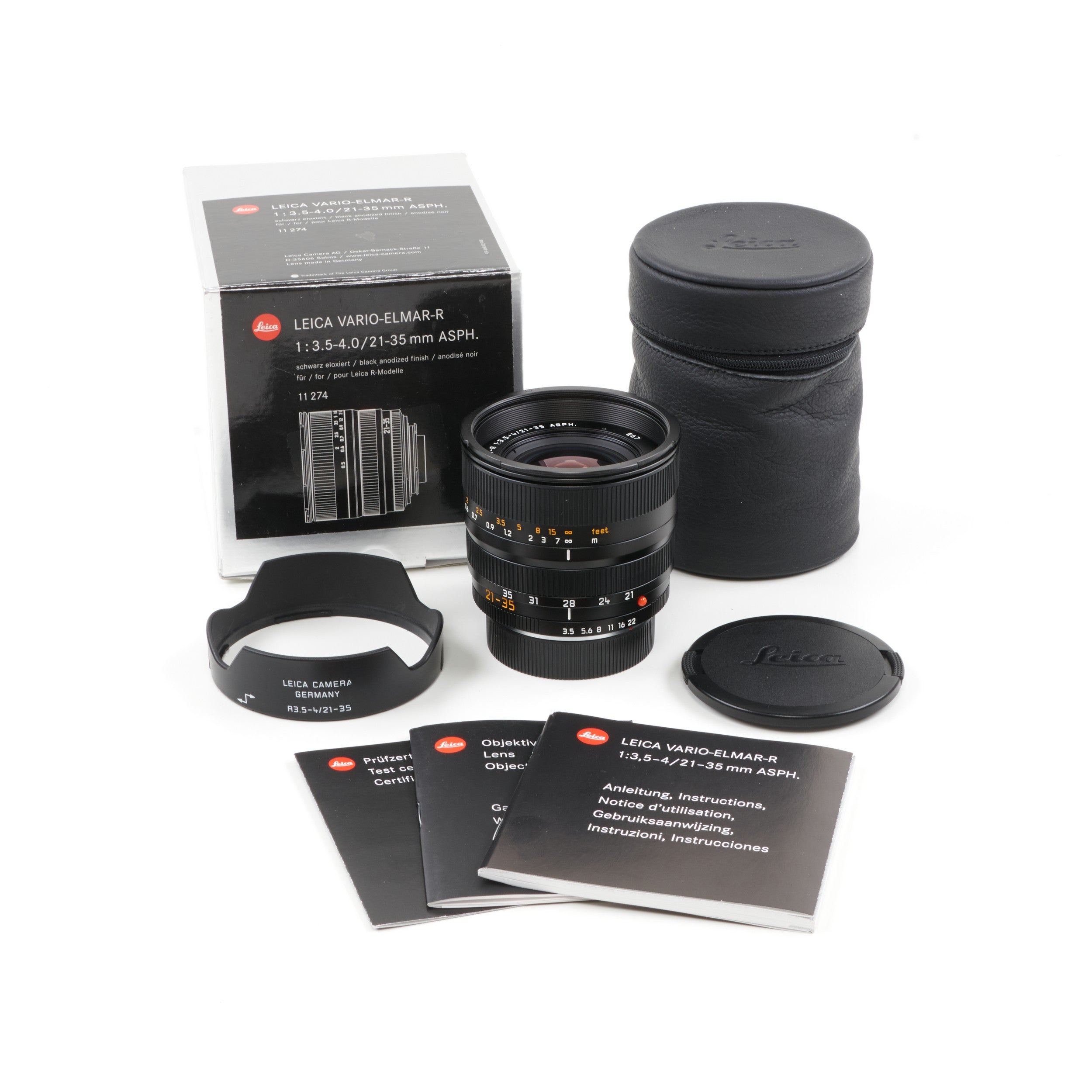 Leica 21-35mm f3.5-4 Vario-Elmar-R ASPH ROM + Box