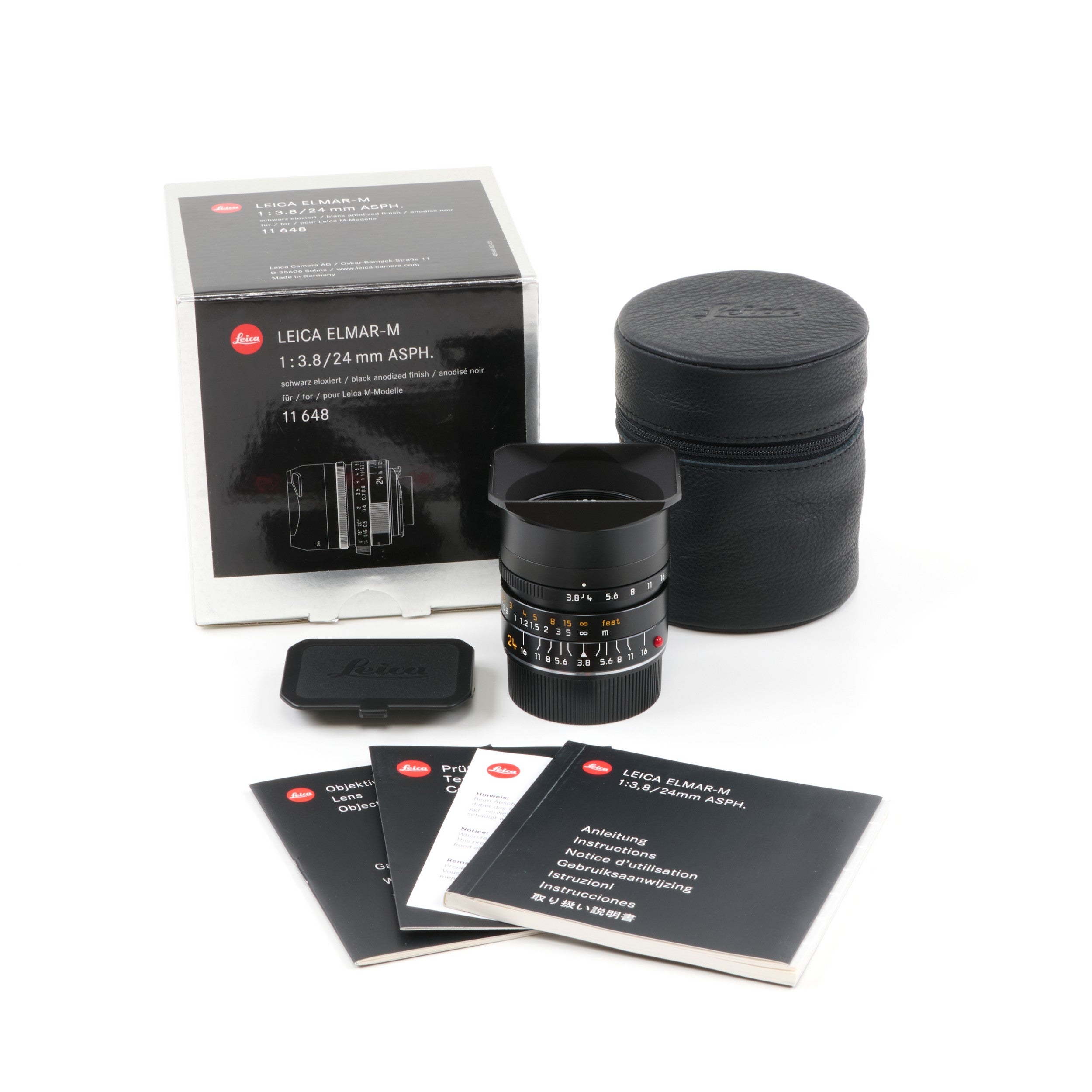 Leica 24mm f3.8 Elmar-M ASPH 6-Bit + Box