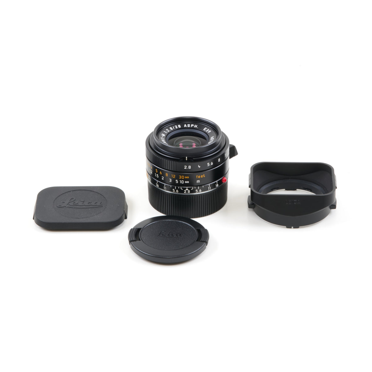 Leica 28mm f2.8 Elmarit-M ASPH + Box
