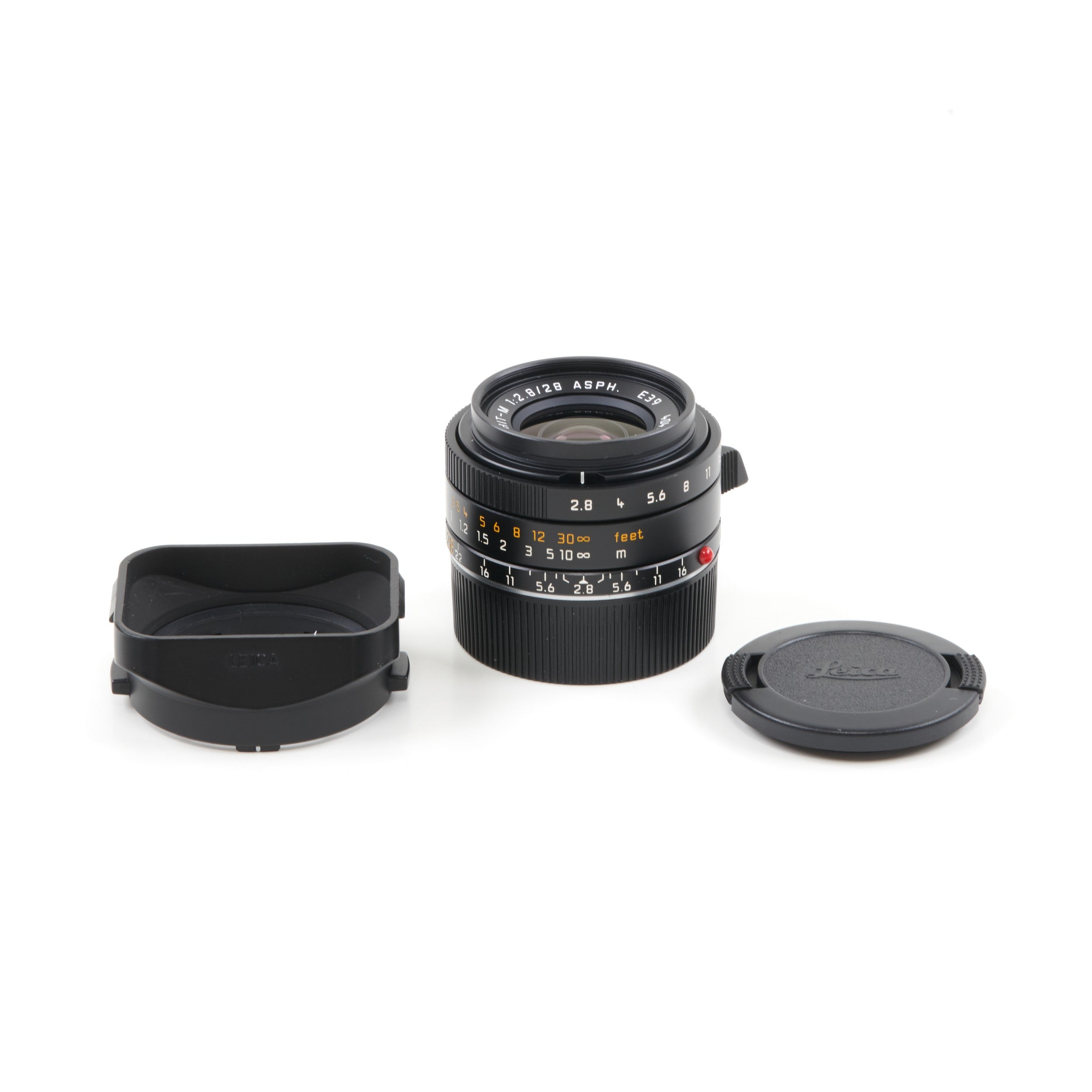 Leica 28mm f2.8 Elmarit-M ASPH + Box