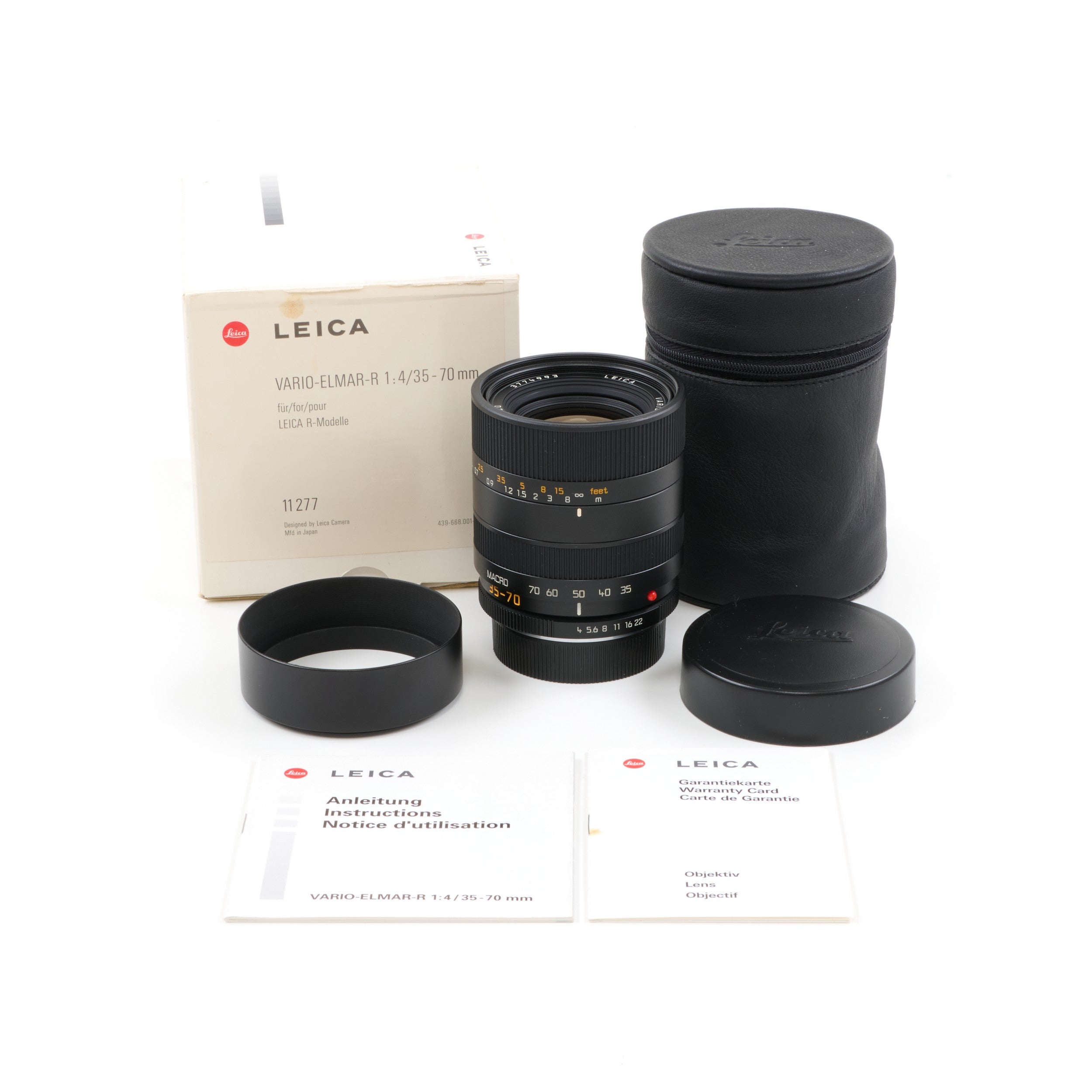 Leica 35-70mm f4 Vario-Elmar-R ROM + Box