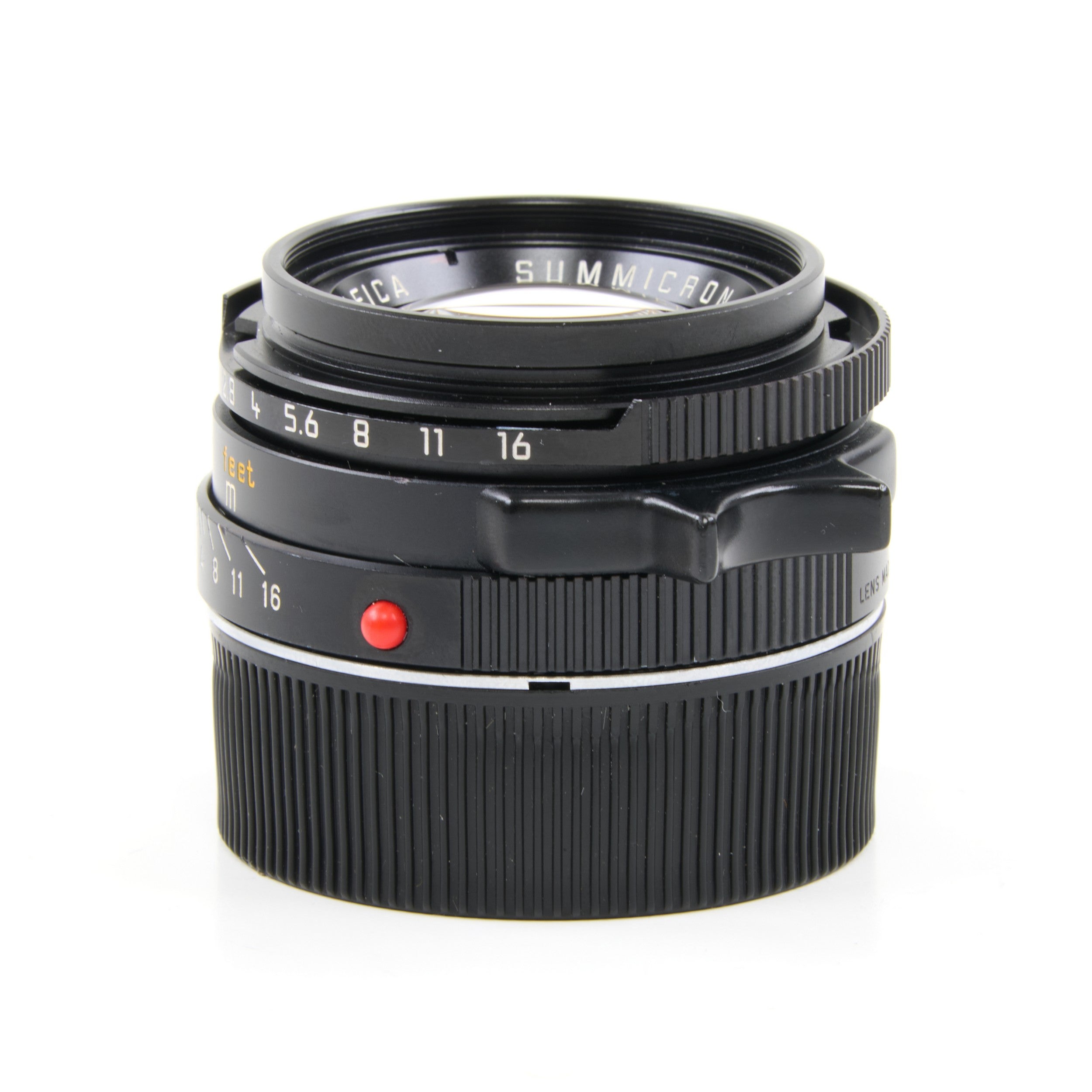 Leica 35mm f2 Summicron-M Black 4th Version King Of Bokeh Germany