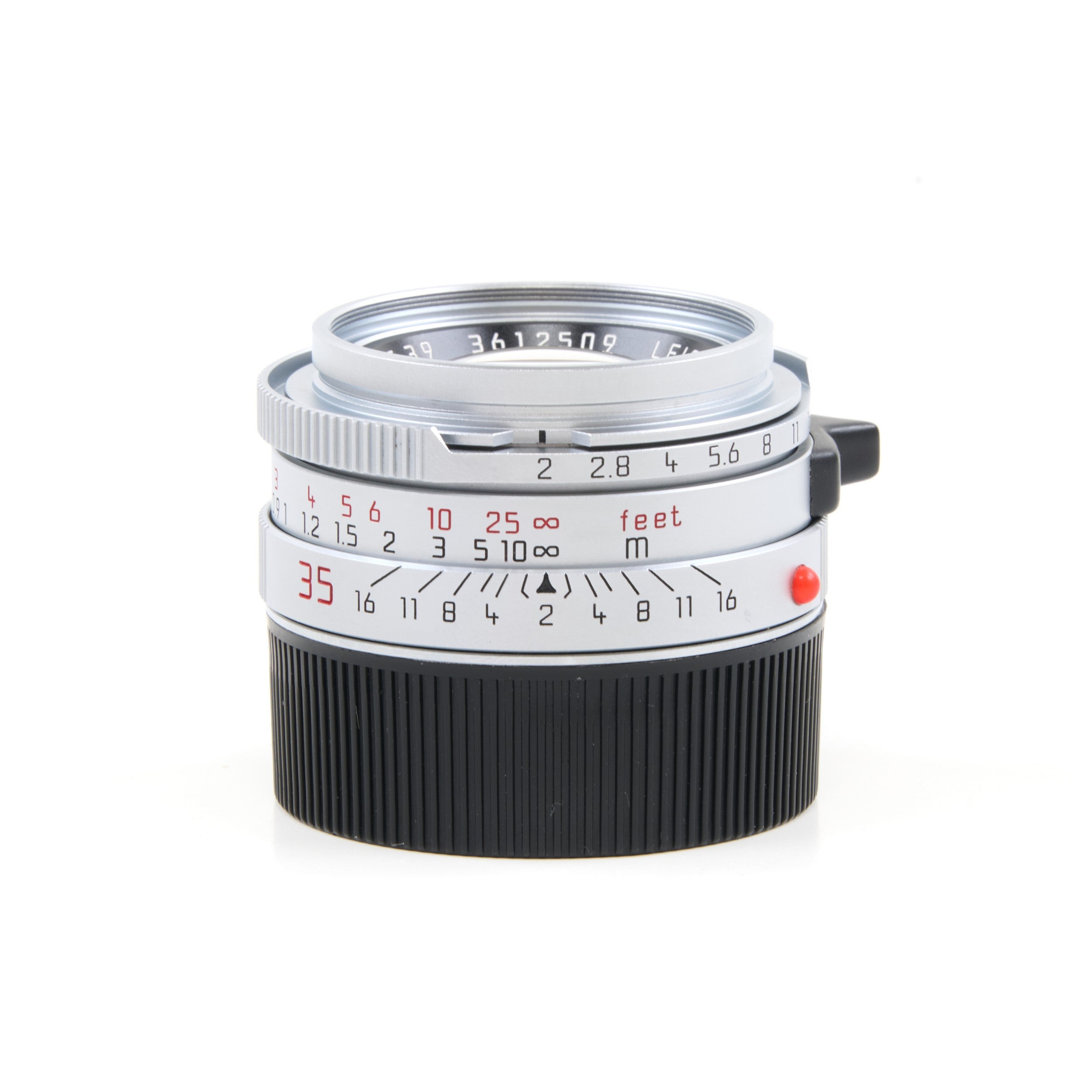 Leica 35mm f2 Summicron-M Silver 4th Version King Of Bokeh Germany + Box