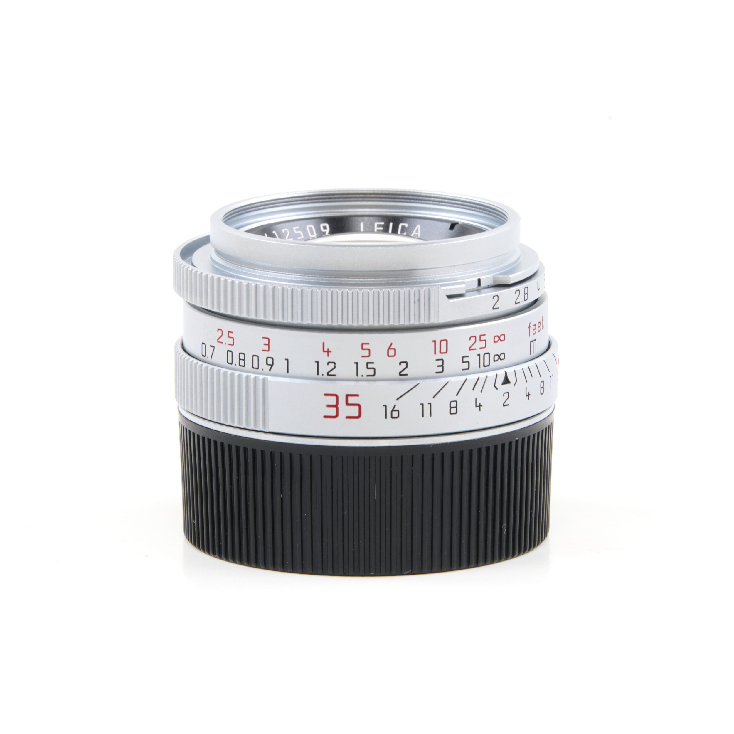 Leica 35mm f2 Summicron-M Silver 4th Version King Of Bokeh Germany + Box