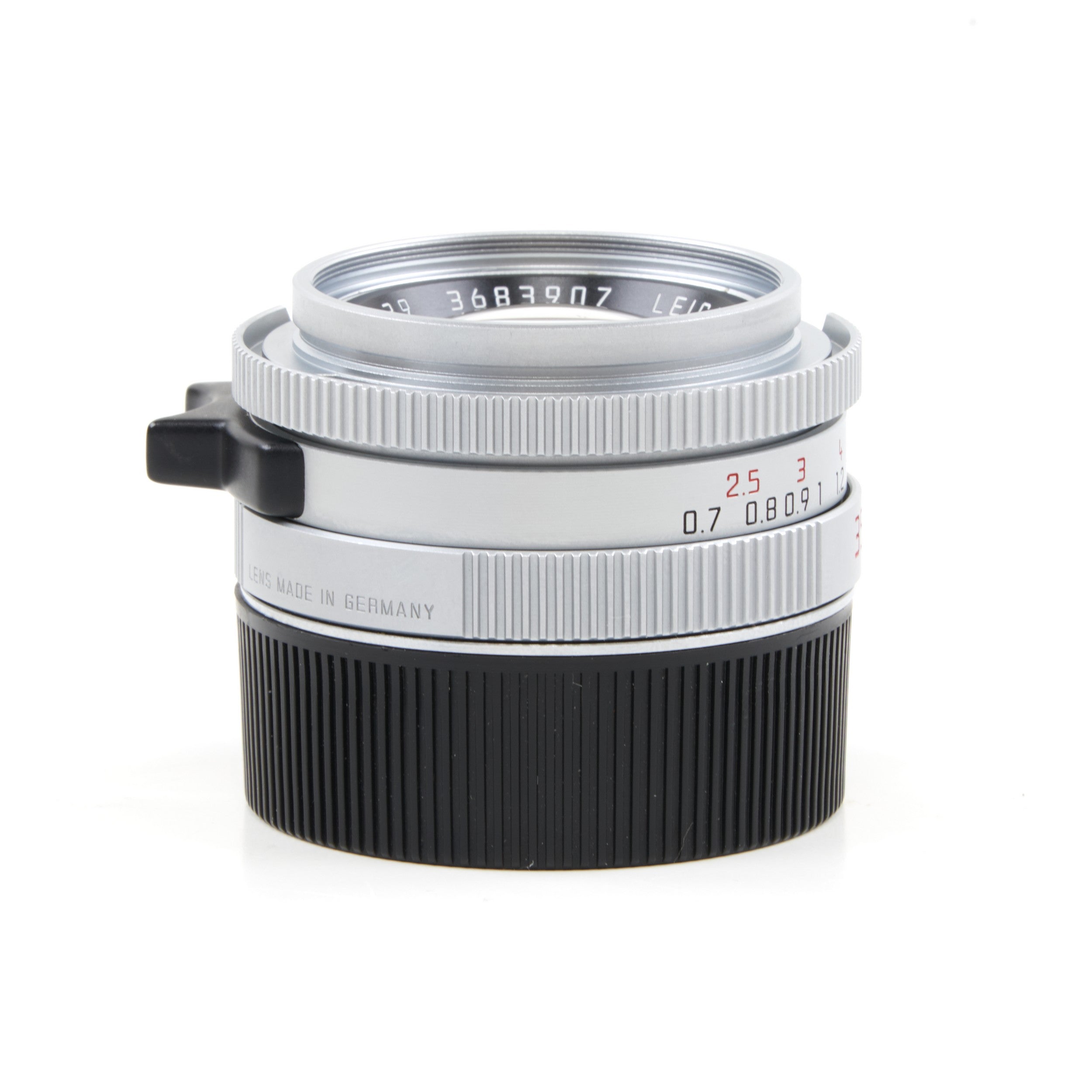 Leica 35mm f2 Summicron-M Silver 4th Version King Of Bokeh Germany + Box READ