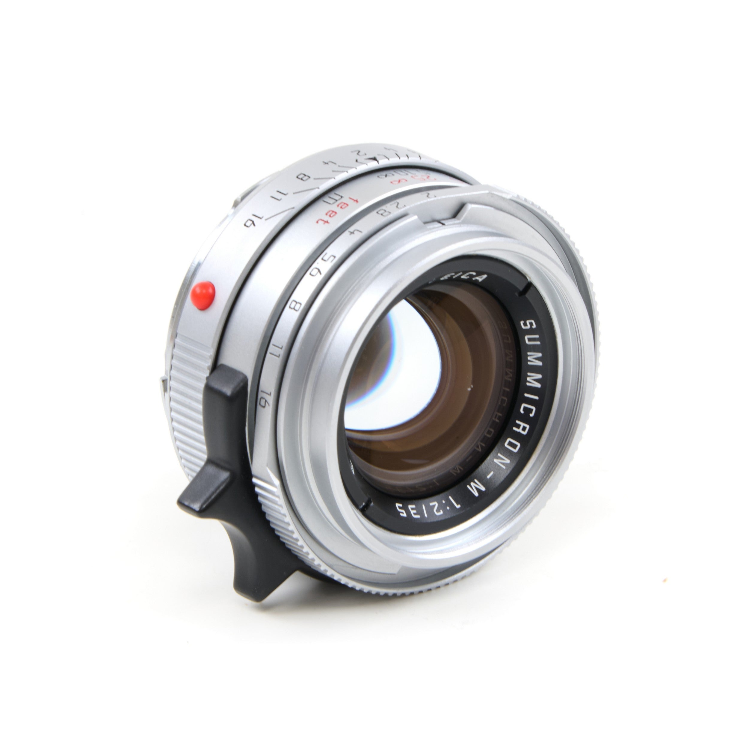 Leica 35mm f2 Summicron-M Silver 4th Version King Of Bokeh Germany + Box READ