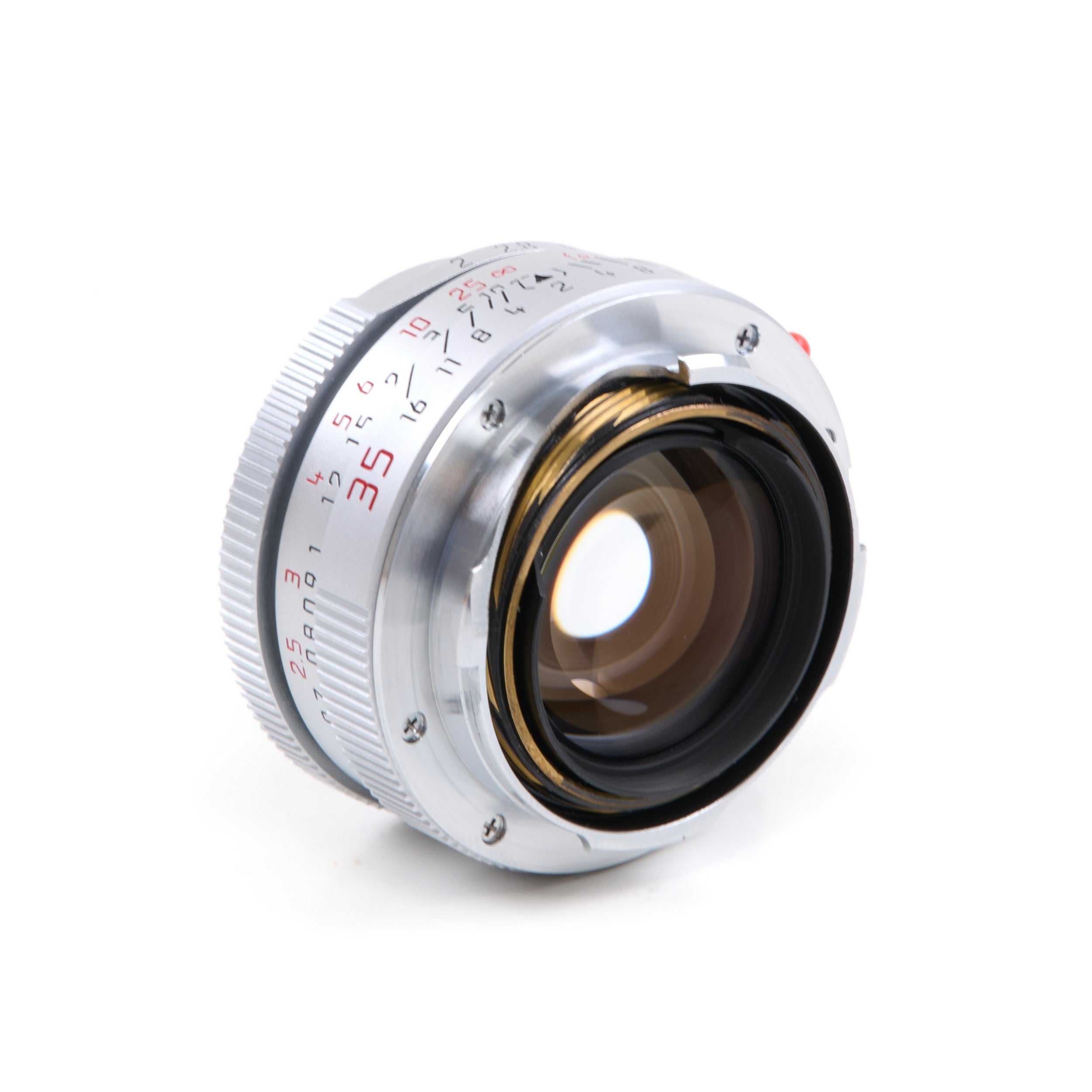 Leica 35mm f2 Summicron-M Silver 4th Version King Of Bokeh Germany + Box READ