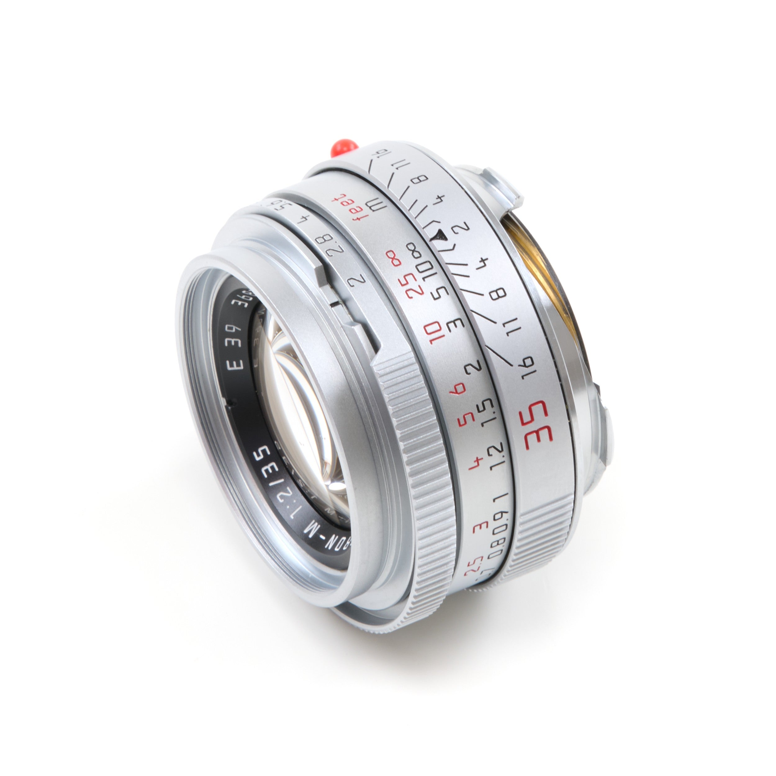Leica 35mm f2 Summicron-M Silver 4th Version King Of Bokeh Germany + Box READ