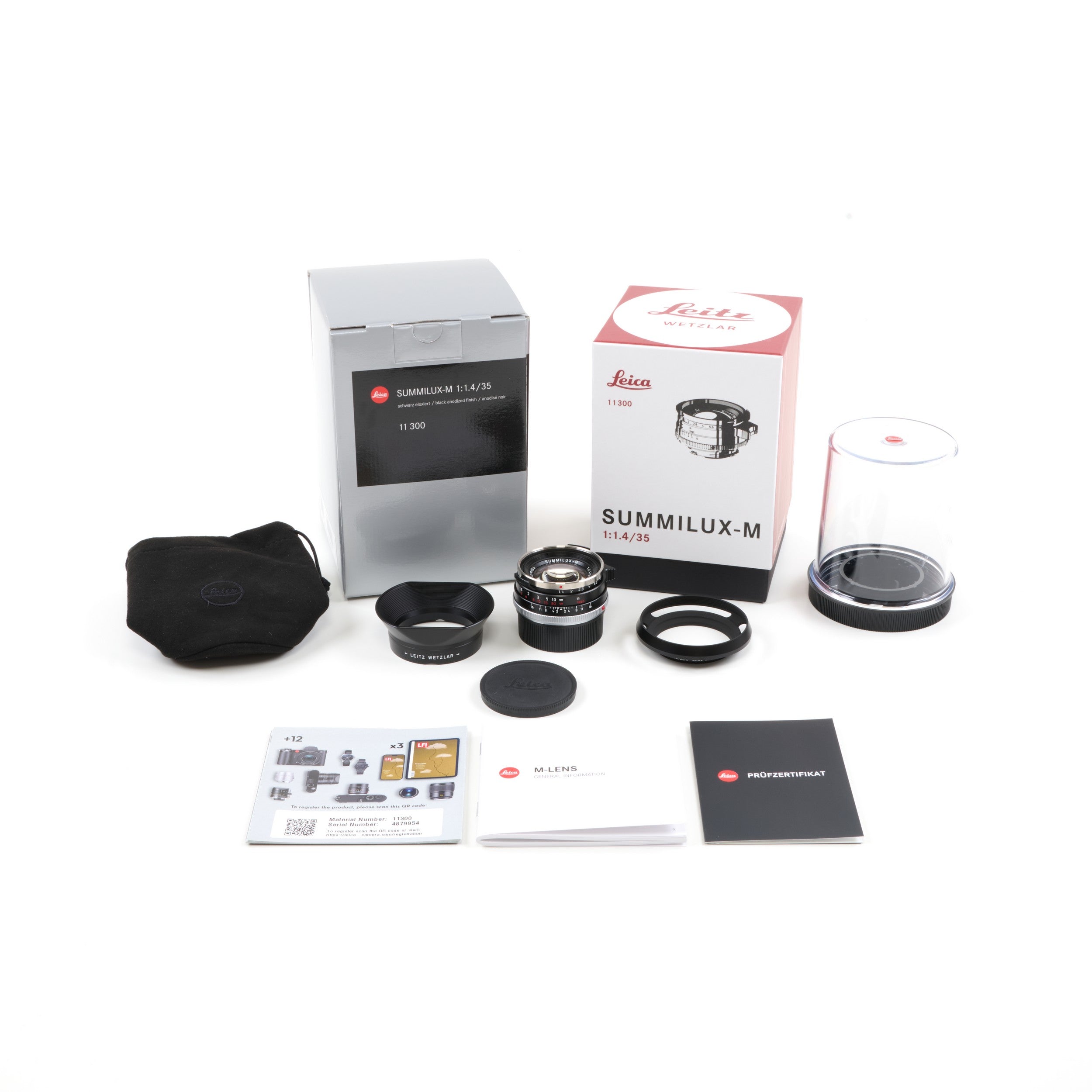 Leica 35mm f1.4 Summilux-M Black Classic Steel Rim Re-issue + Box