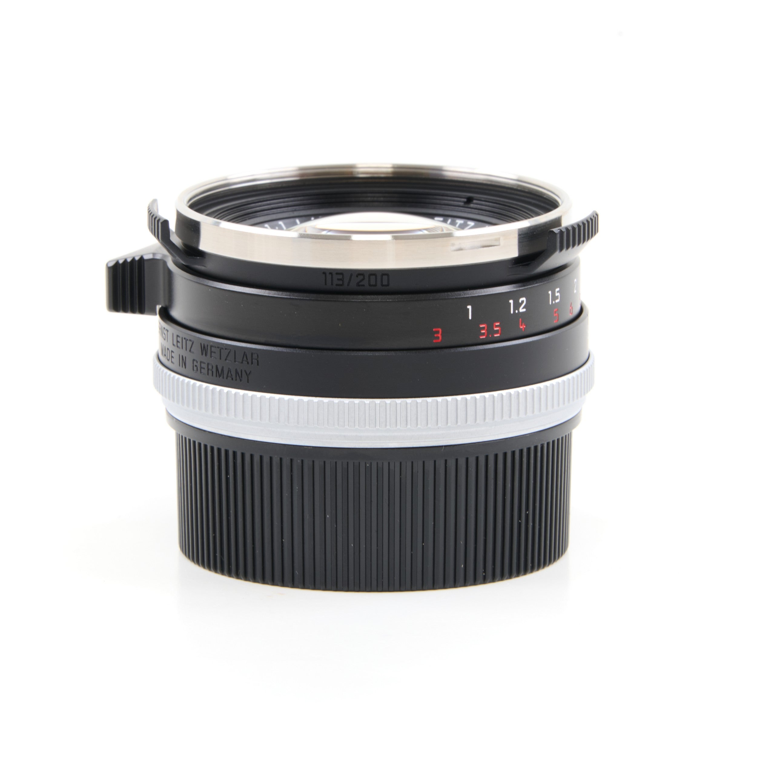 Leica 35mm f1.4 Summilux-M Black Classic Steel Rim Re-issue + Box