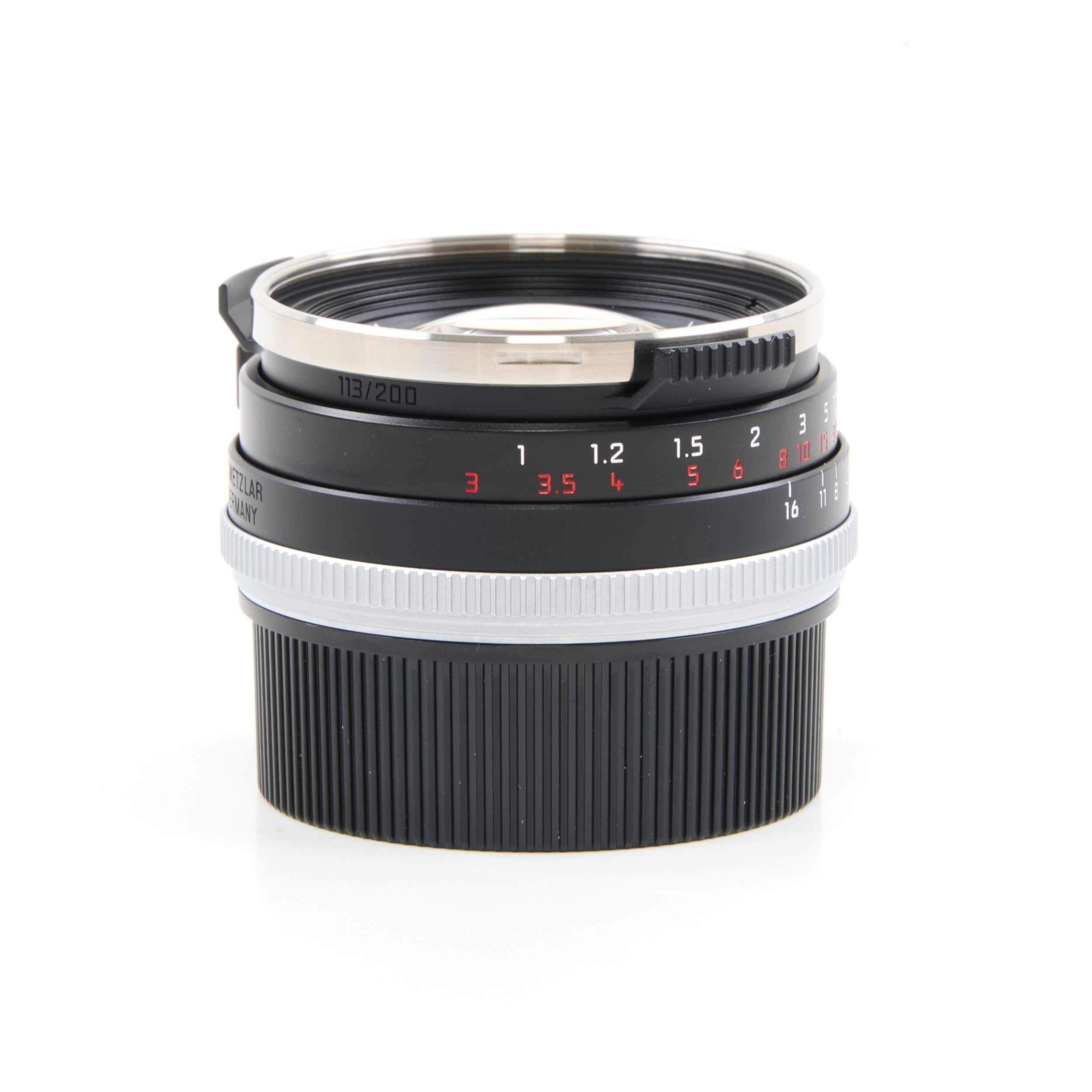 Leica 35mm f1.4 Summilux-M Black Classic Steel Rim Re-issue + Box