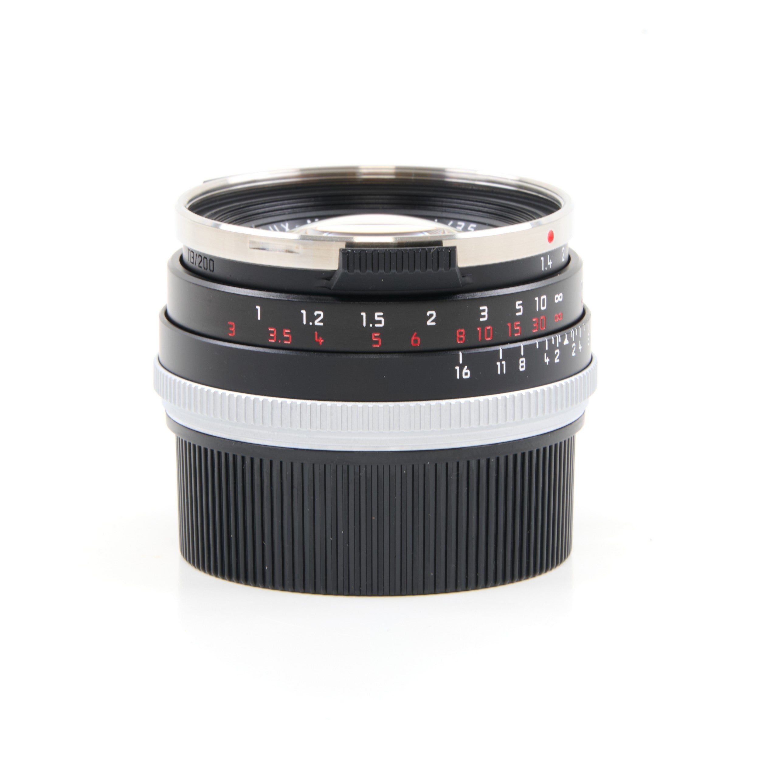 Leica 35mm f1.4 Summilux-M Black Classic Steel Rim Re-issue + Box