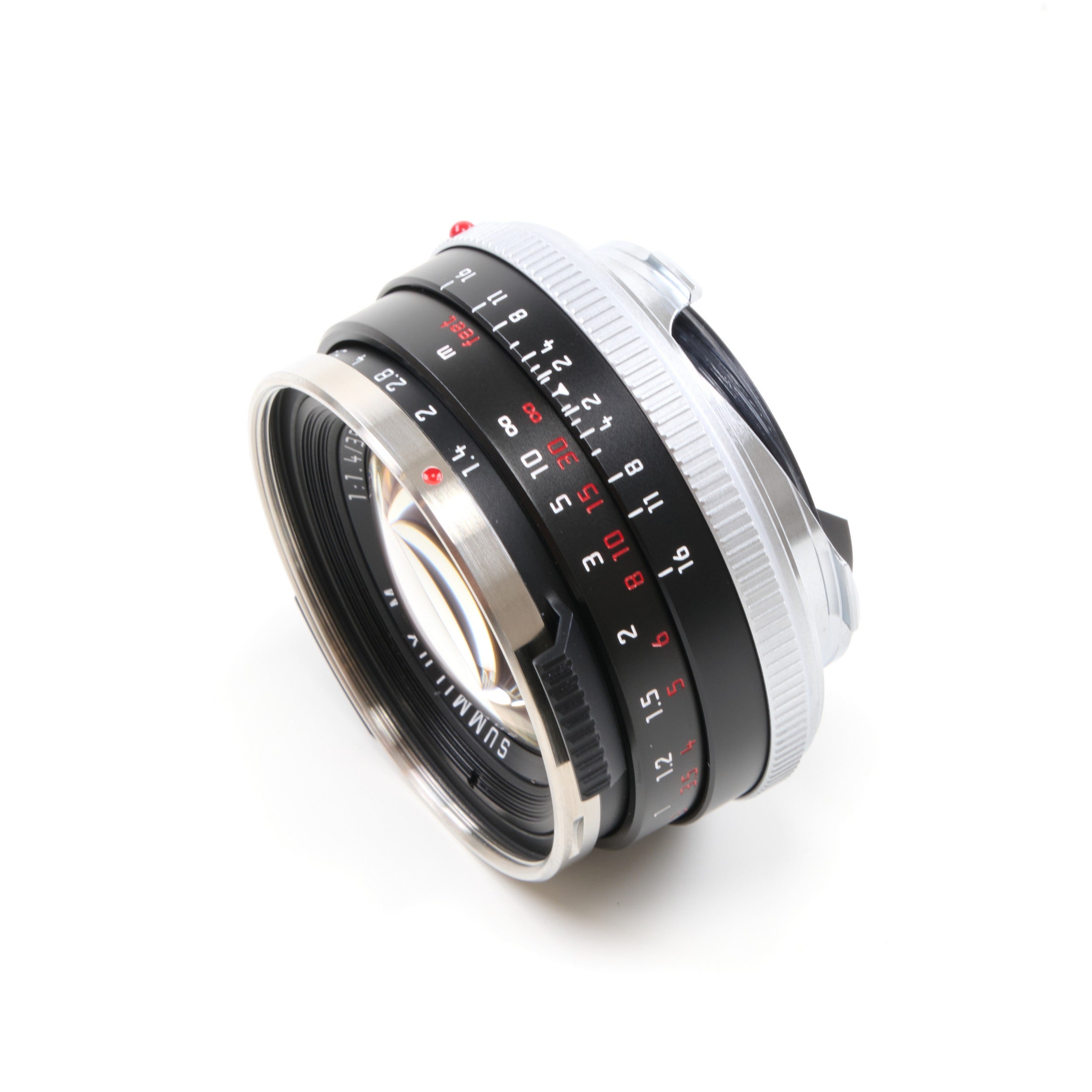 Leica 35mm f1.4 Summilux-M Black Classic Steel Rim Re-issue + Box