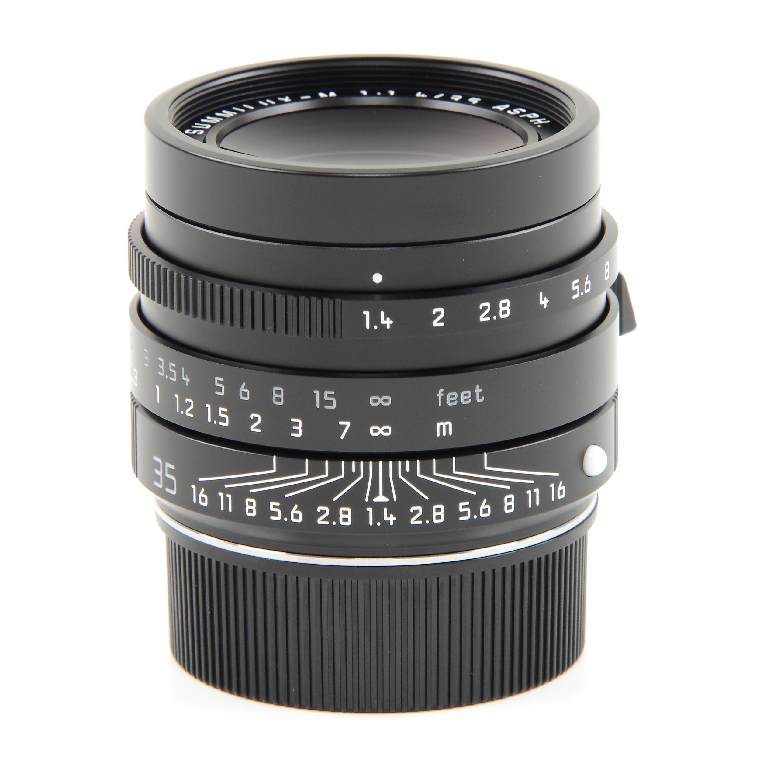 2x Leica 35mm f1.4 Summilux-M ASPH Black FLE "Leitz Wetzlar" + Box Consecutive Numbers