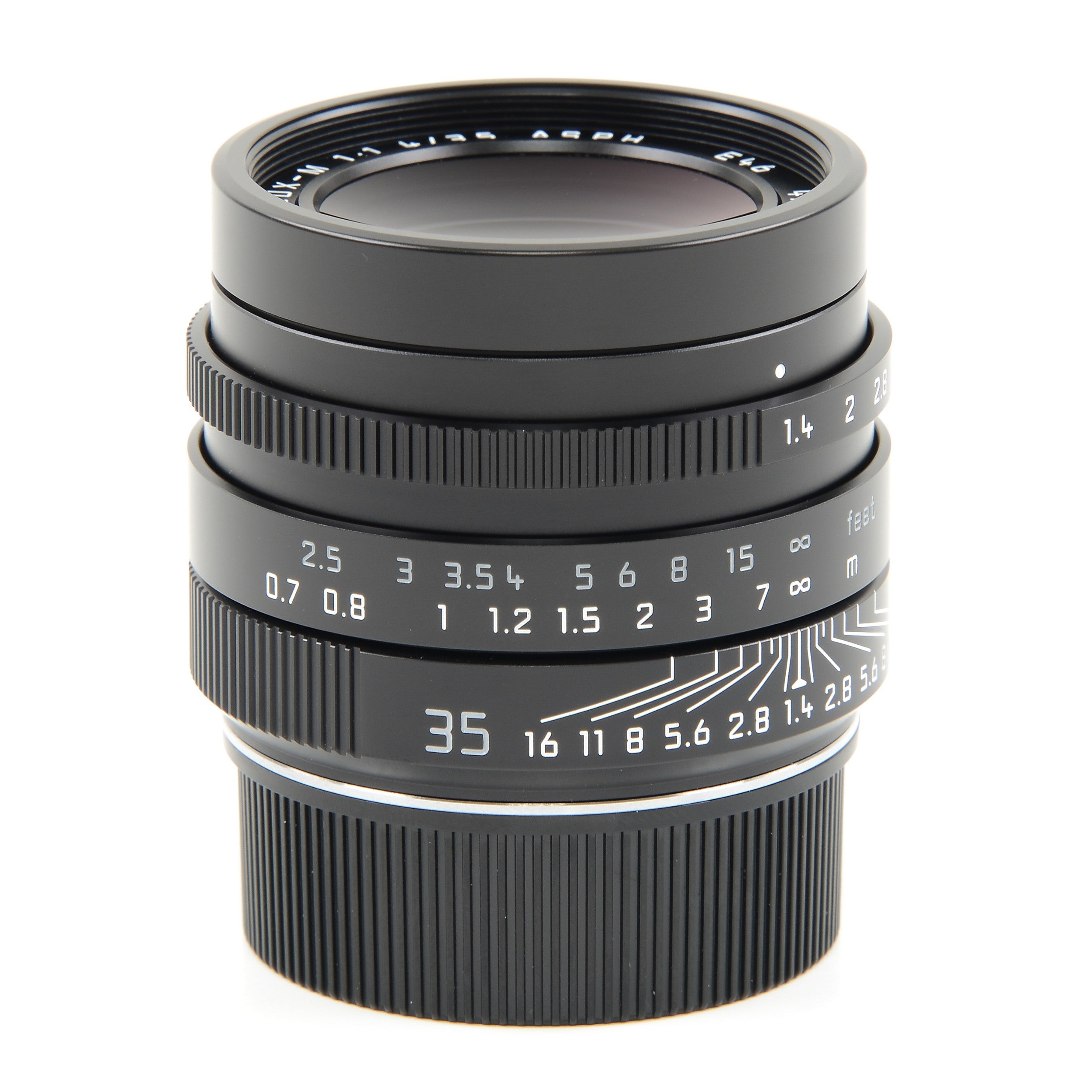 2x Leica 35mm f1.4 Summilux-M ASPH Black FLE "Leitz Wetzlar" + Box Consecutive Numbers