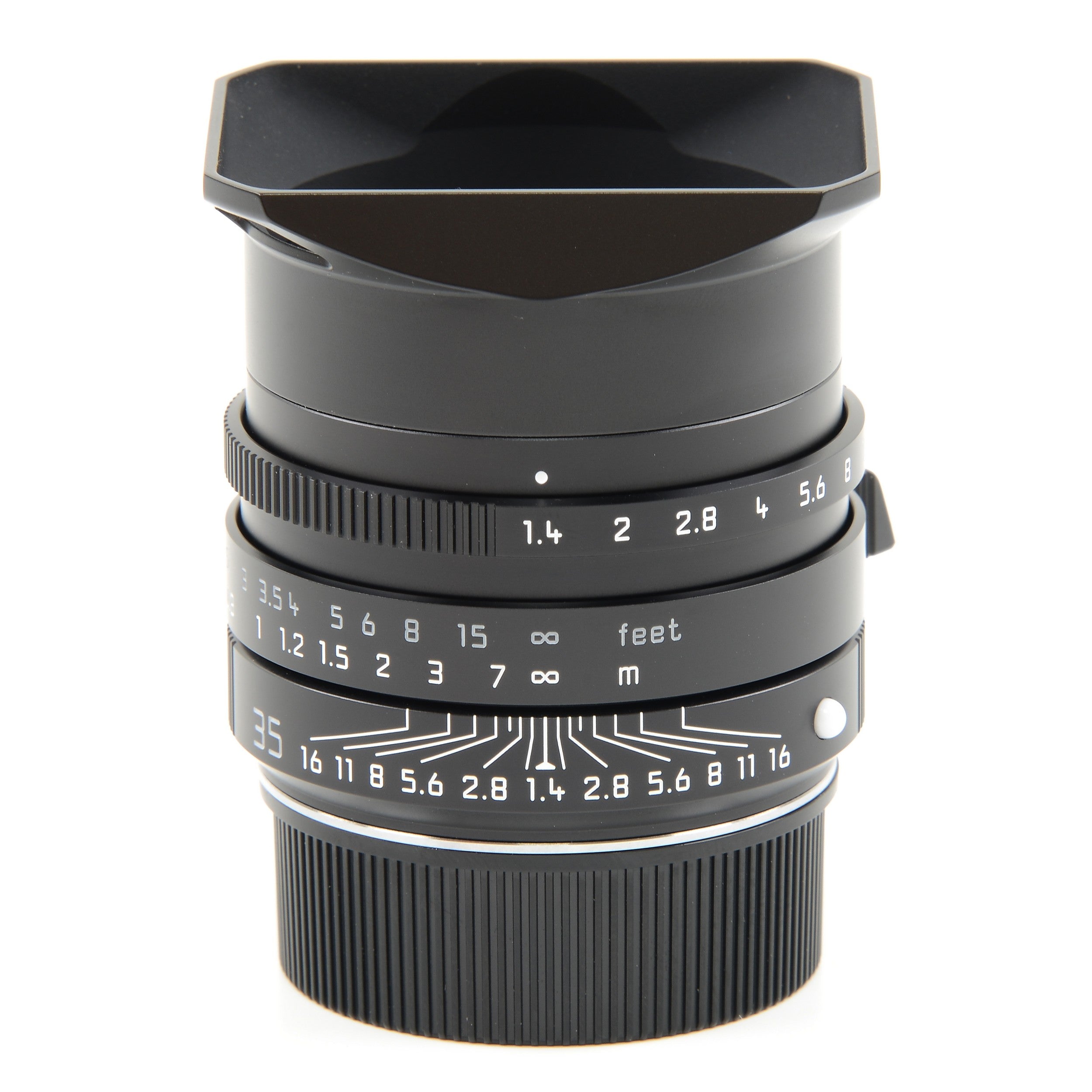 2x Leica 35mm f1.4 Summilux-M ASPH Black FLE "Leitz Wetzlar" + Box Consecutive Numbers