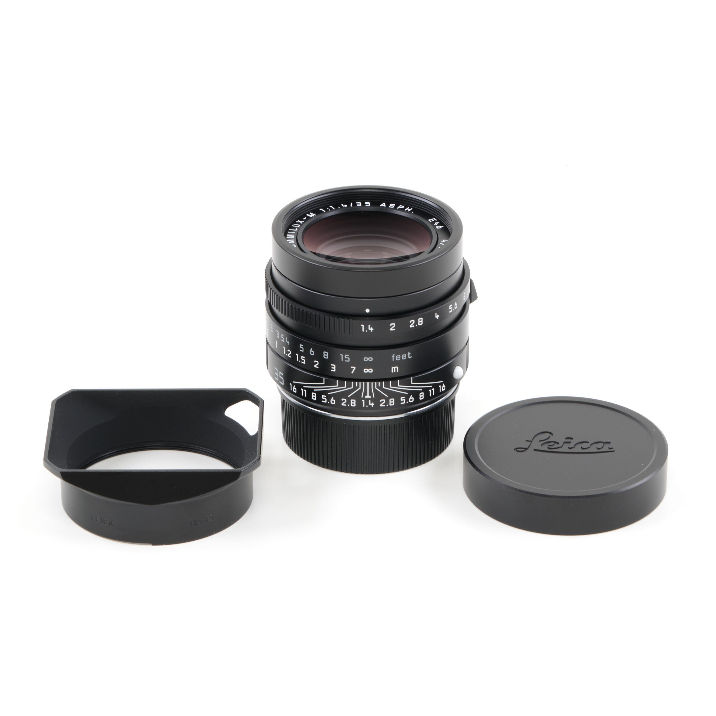 Leica 35mm f1.4 Summilux-M ASPH Black FLE "Leitz Wetzlar" + Box
