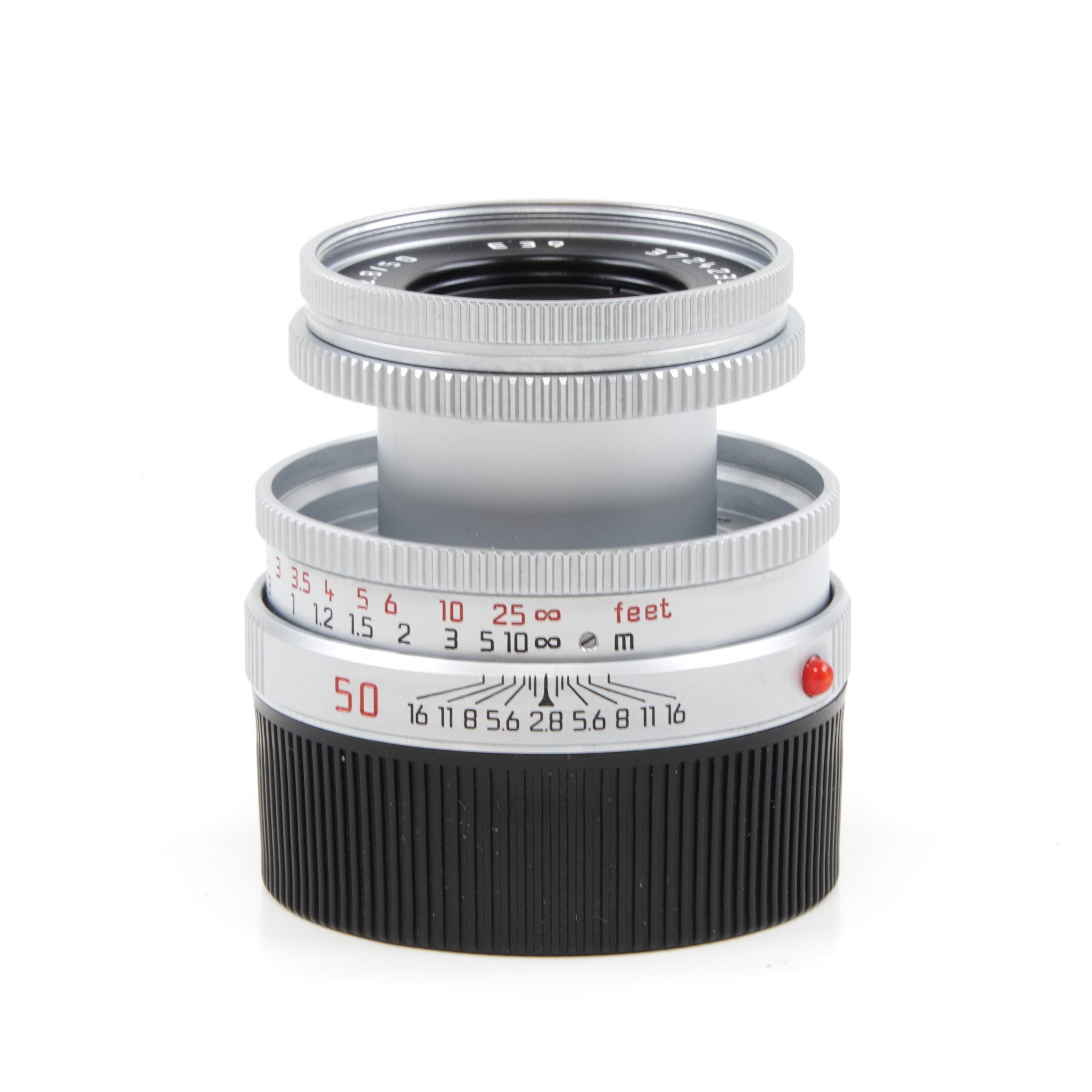 Leica 50mm f2.8 Elmar-M Silver + Box