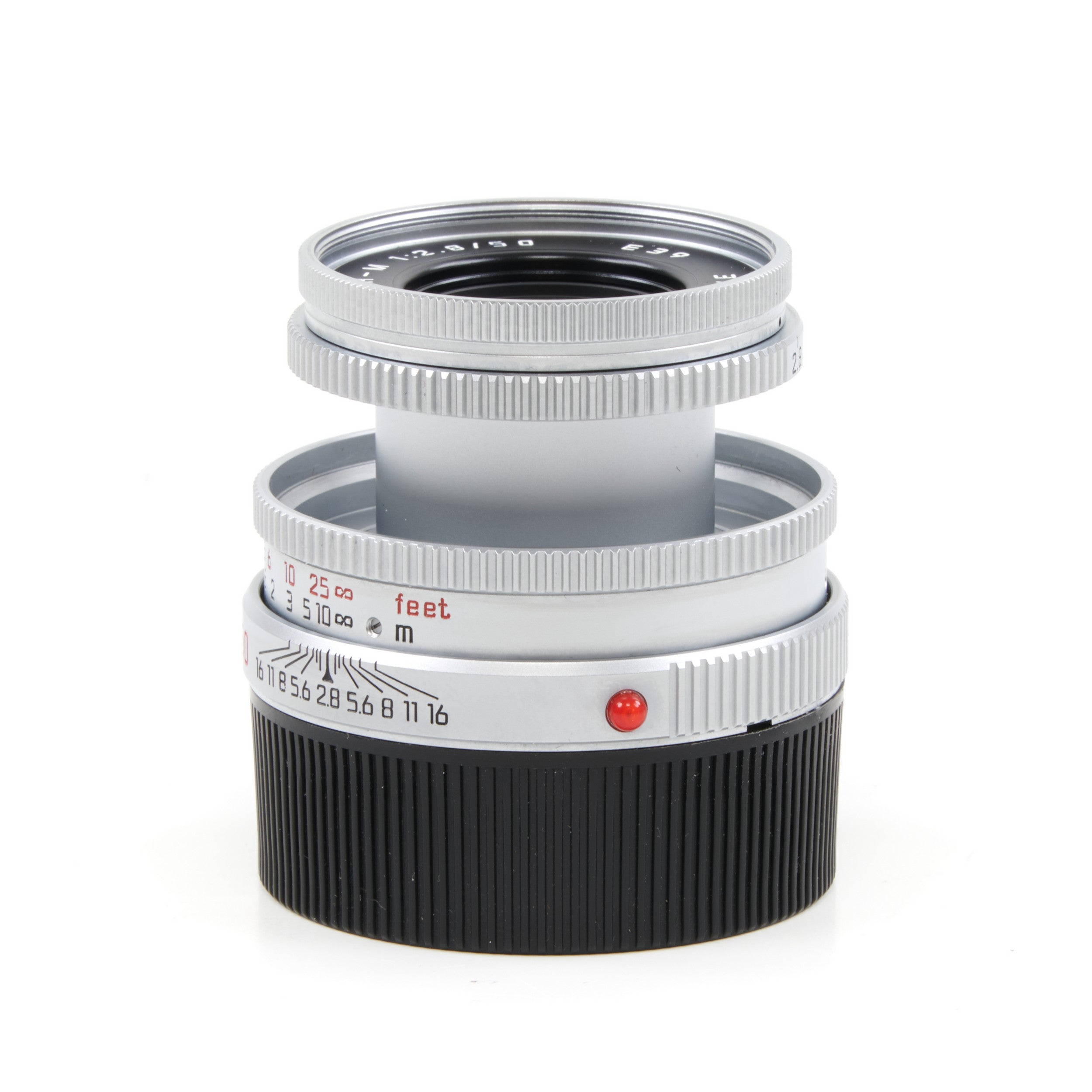 Leica 50mm f2.8 Elmar-M Silver + Box