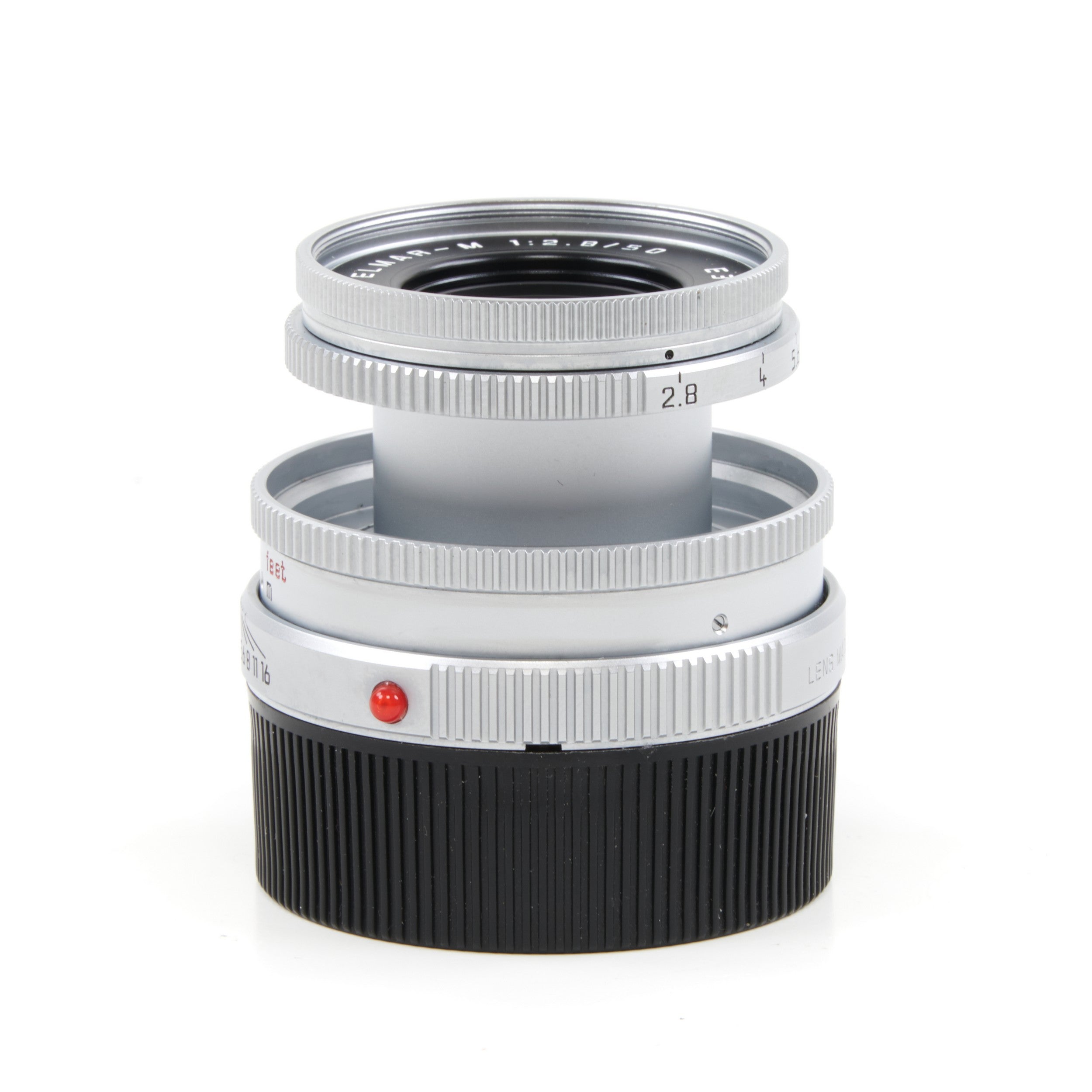 Leica 50mm f2.8 Elmar-M Silver + Box