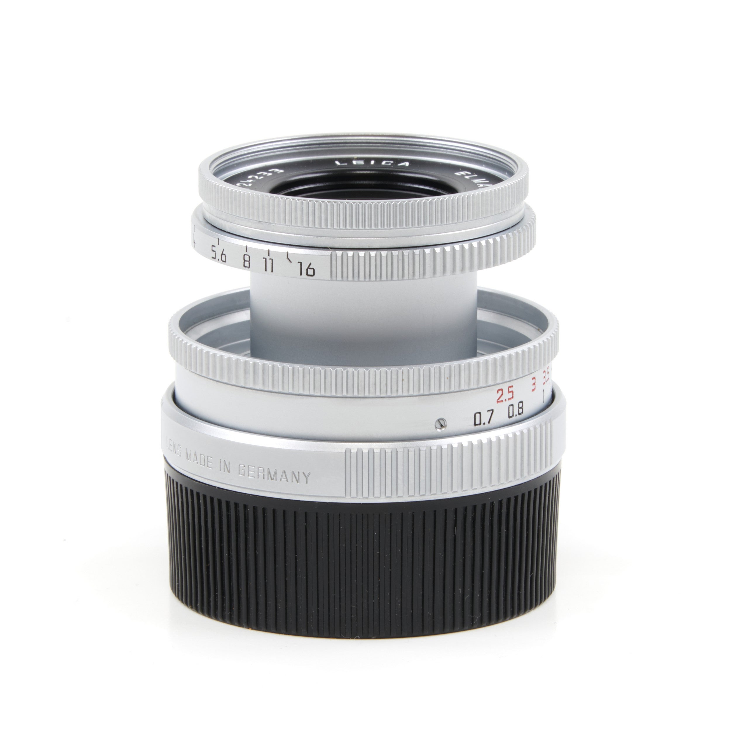 Leica 50mm f2.8 Elmar-M Silver + Box