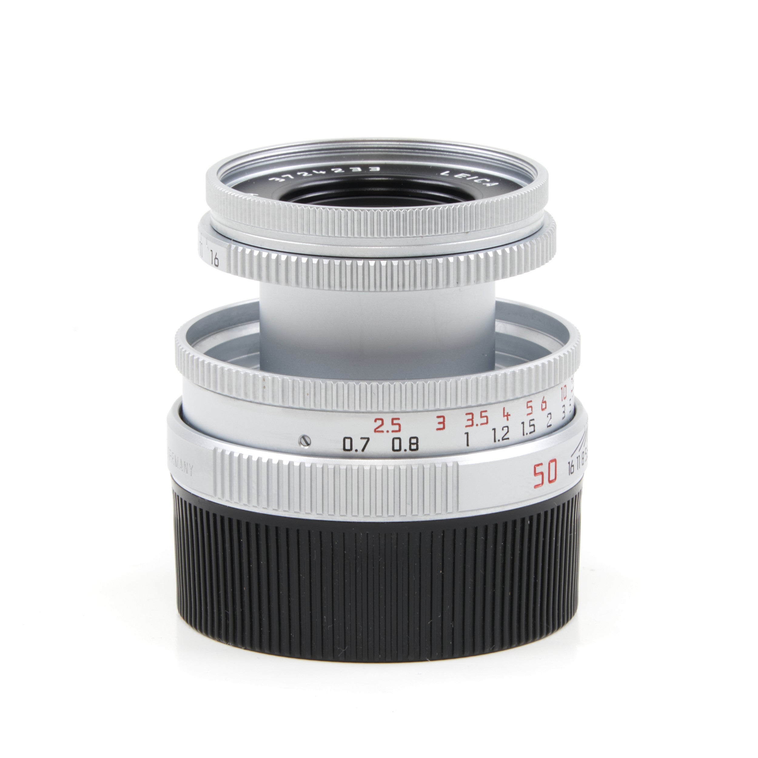 Leica 50mm f2.8 Elmar-M Silver + Box