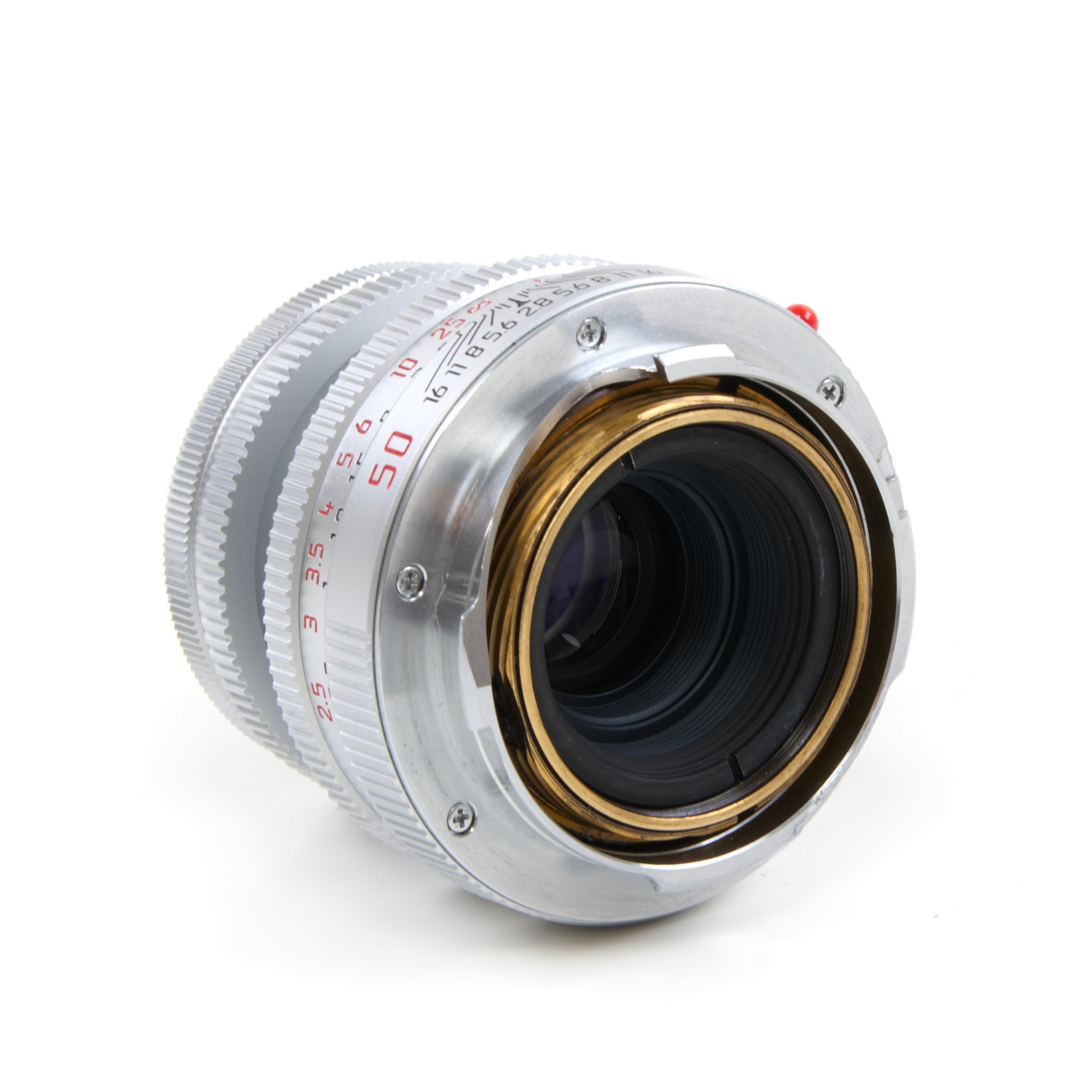 Leica 50mm f2.8 Elmar-M Silver + Box