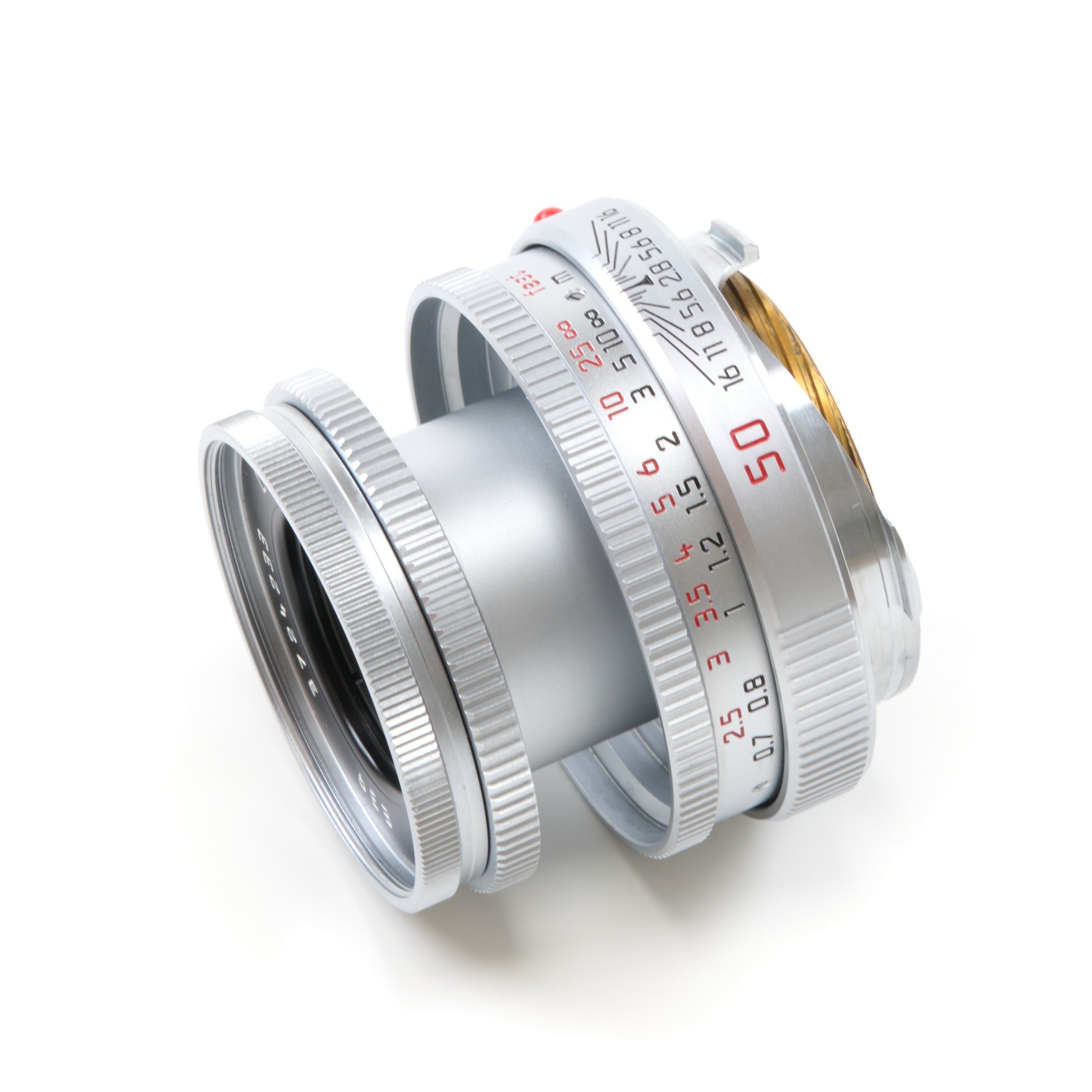 Leica 50mm f2.8 Elmar-M Silver + Box
