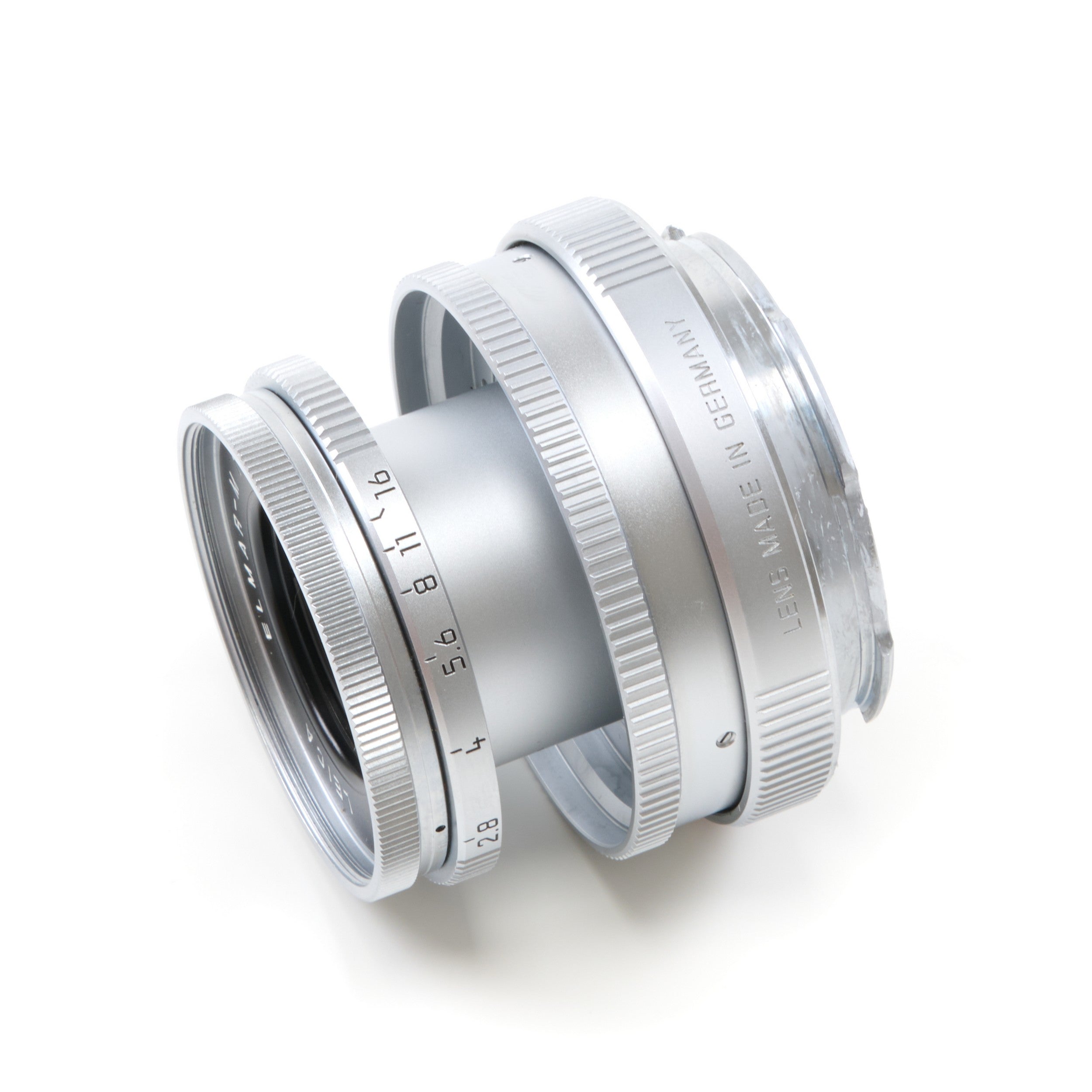 Leica 50mm f2.8 Elmar-M Silver + Box