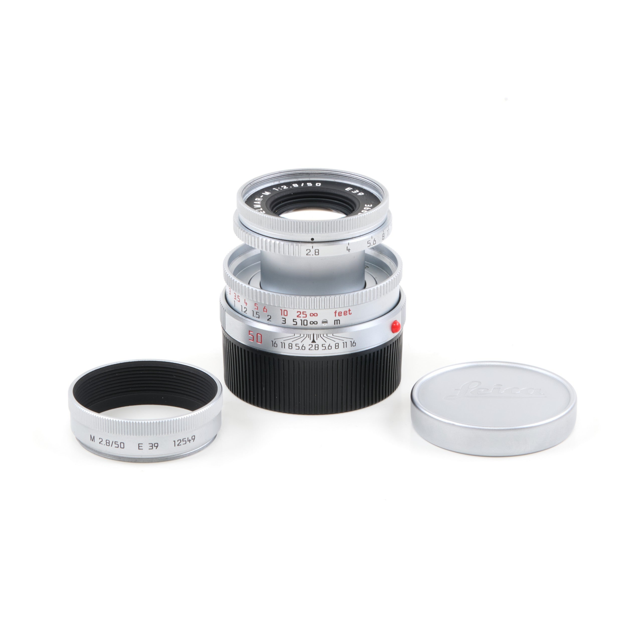 Leica 50mm f2.8 Elmar-M Silver