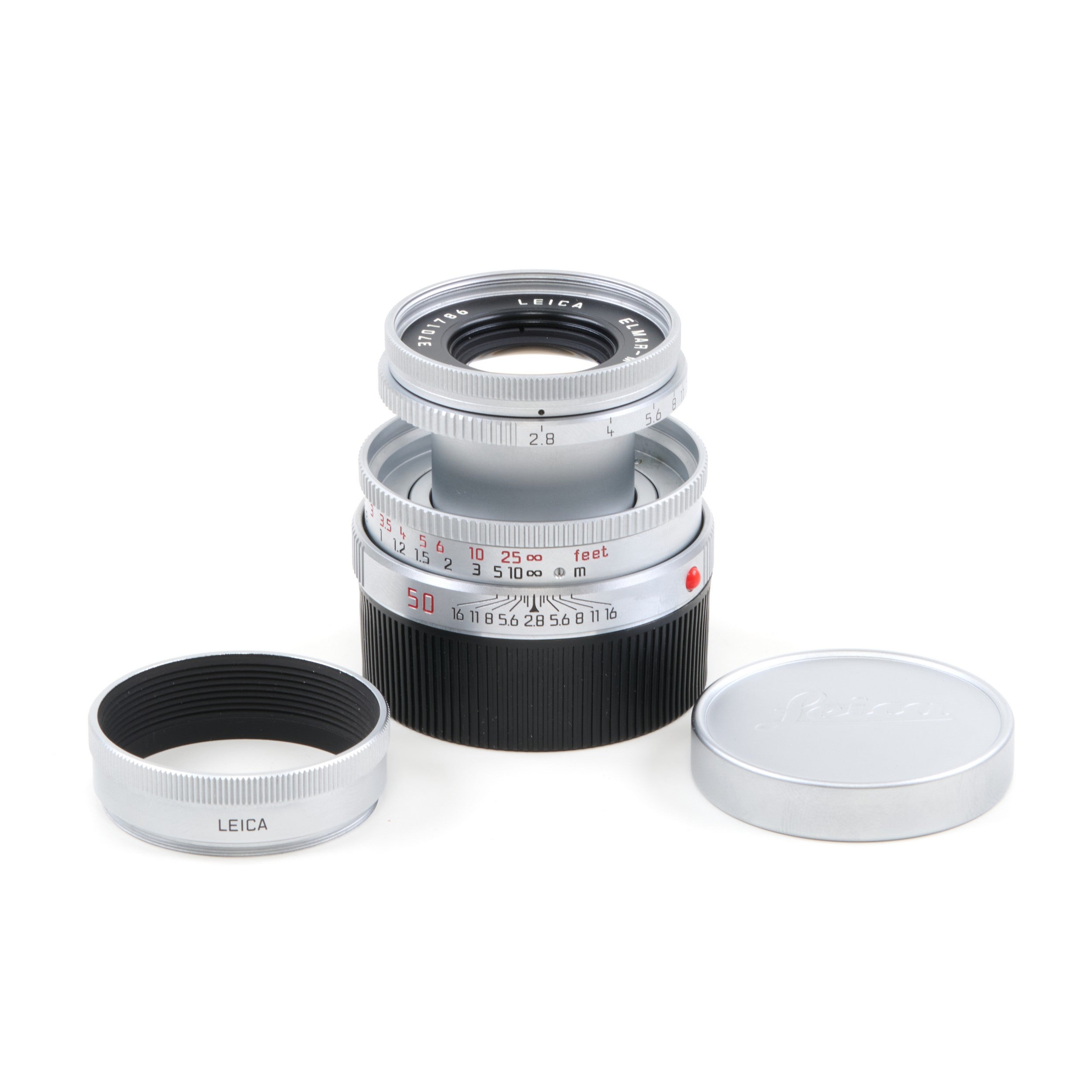 Leica 50mm f2.8 Elmar-M Silver + Box