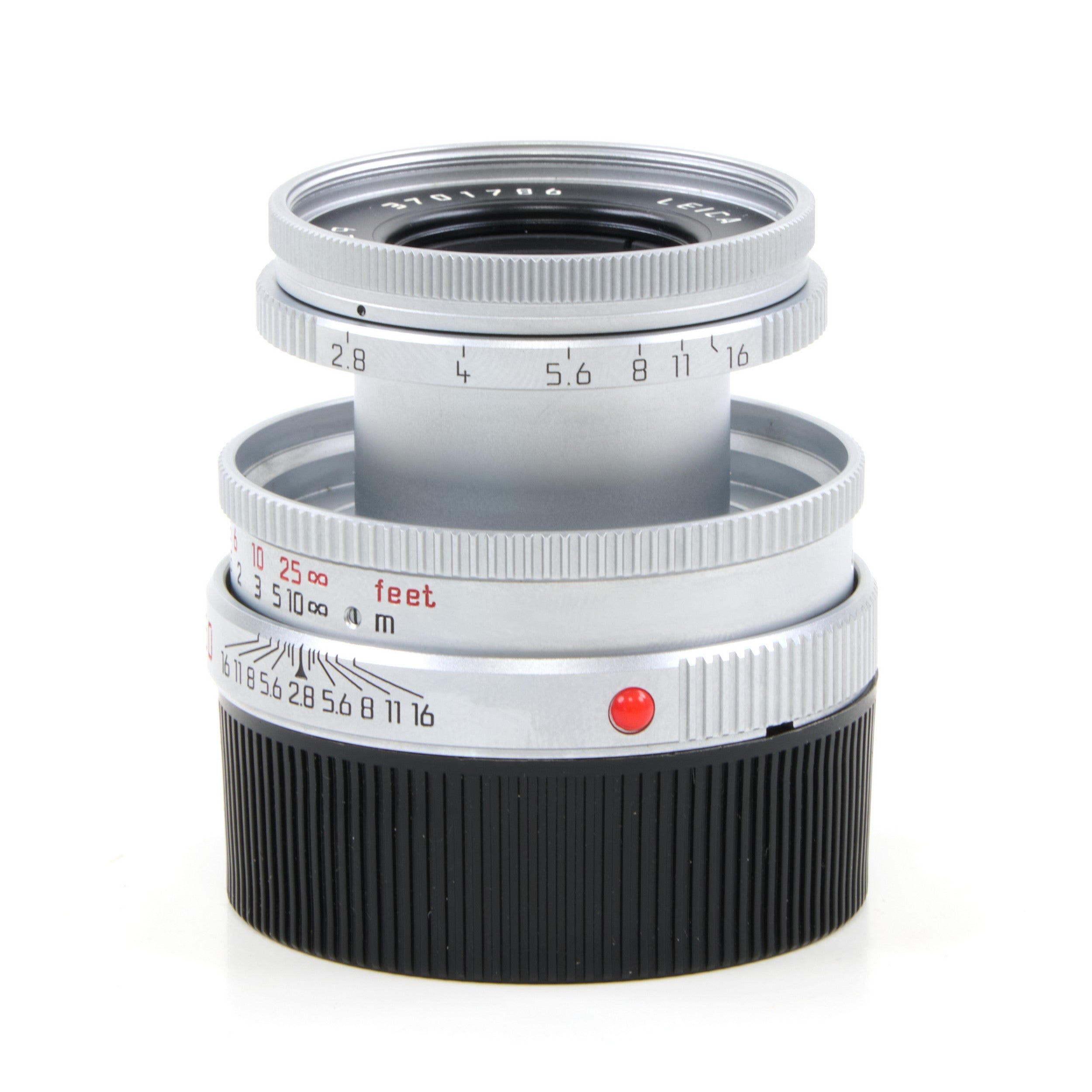 Leica 50mm f2.8 Elmar-M Silver + Box